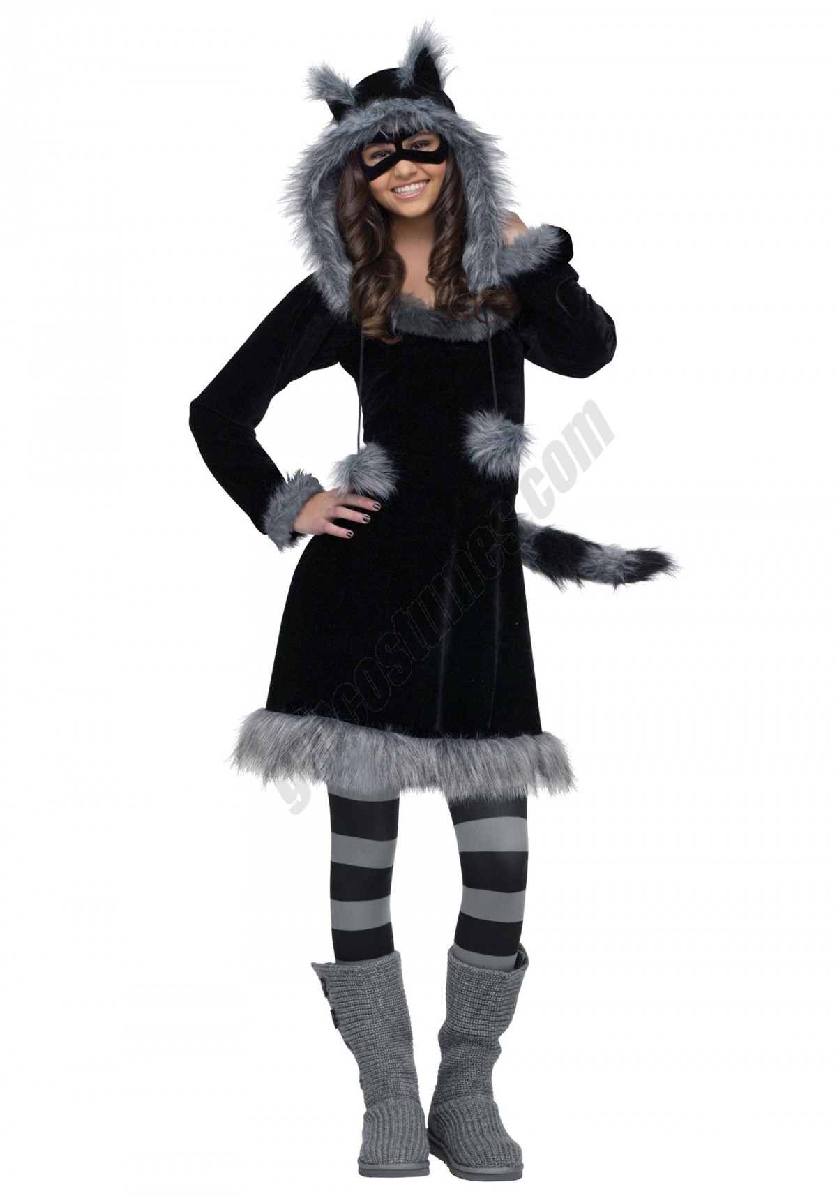 Sweet Raccoon Teen Costume Promotions - -0