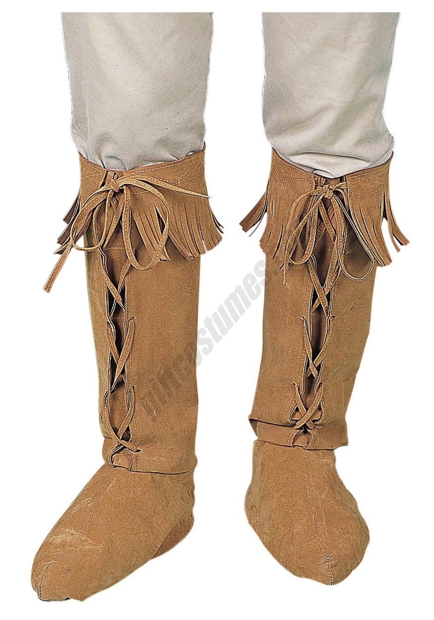 Tan Fringe Boot Tops Promotions - -0