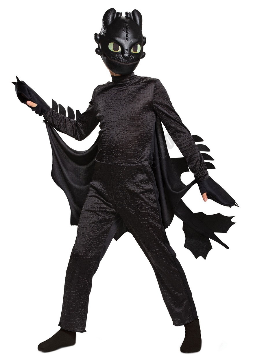 Deluxe How to Train Your Dragon Kids Toothless Costume Promotions - -0
