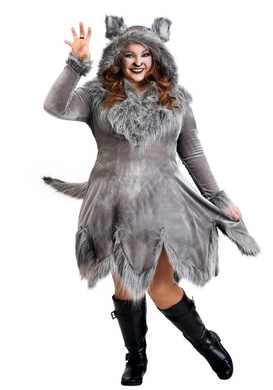 Plus Size Women's Wolf Costume Promotions - -2