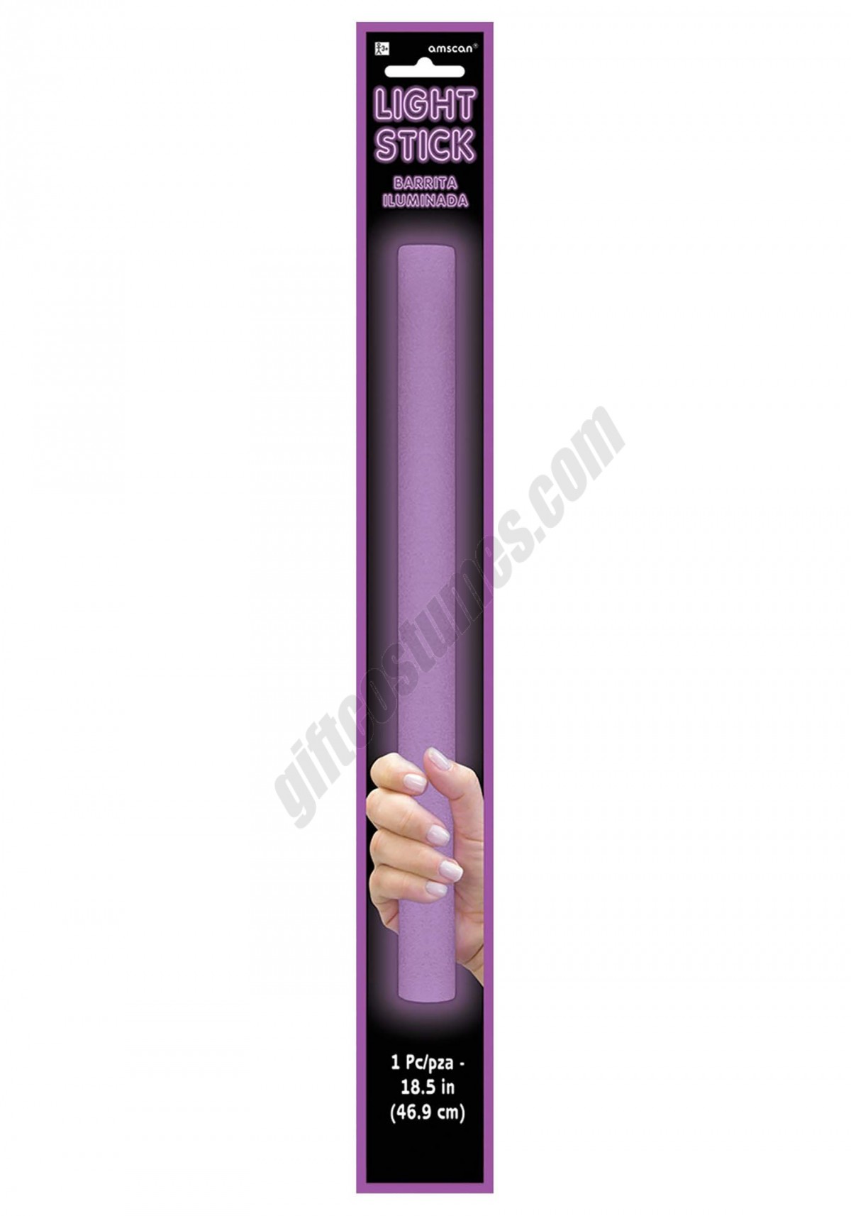 Purple 18" Foam Light Up Glow Stick Promotions - -0