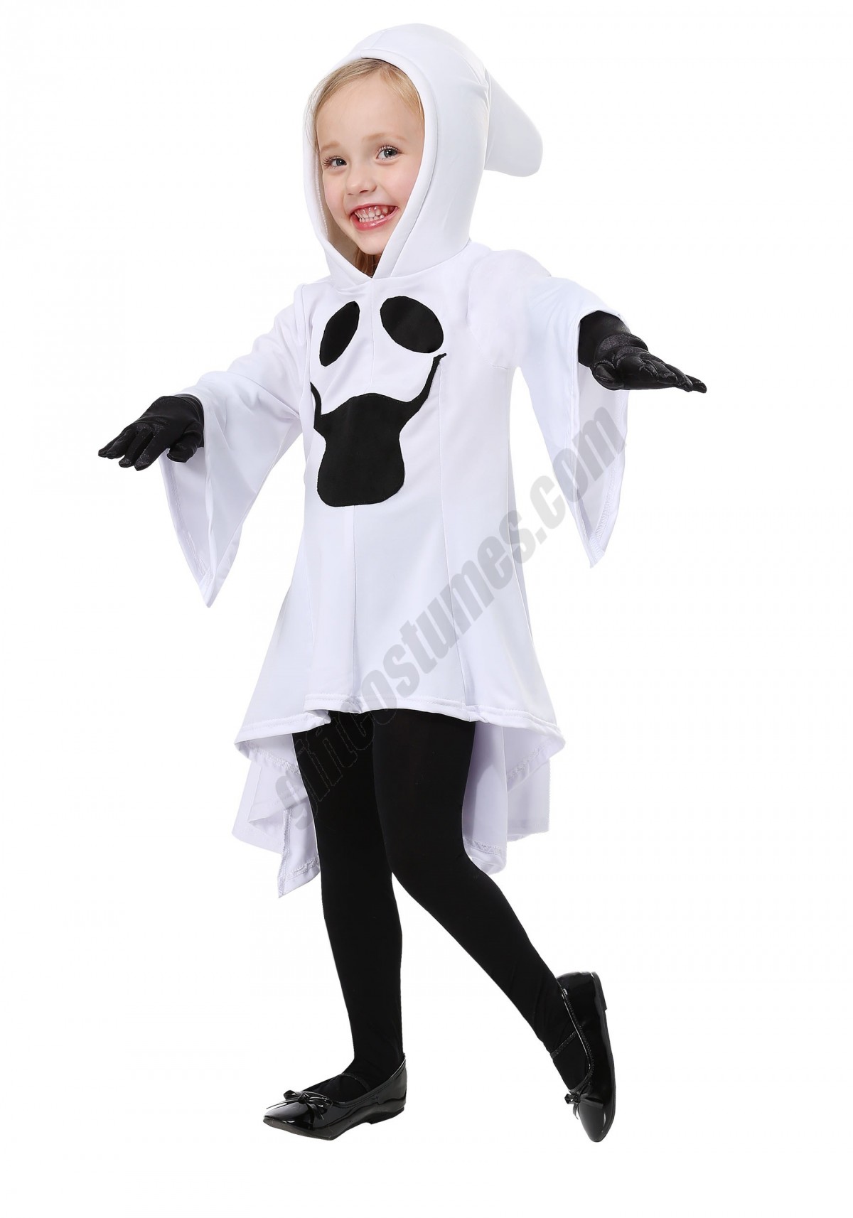 Girls Gorgeous Ghost Toddler Costume Promotions - -0