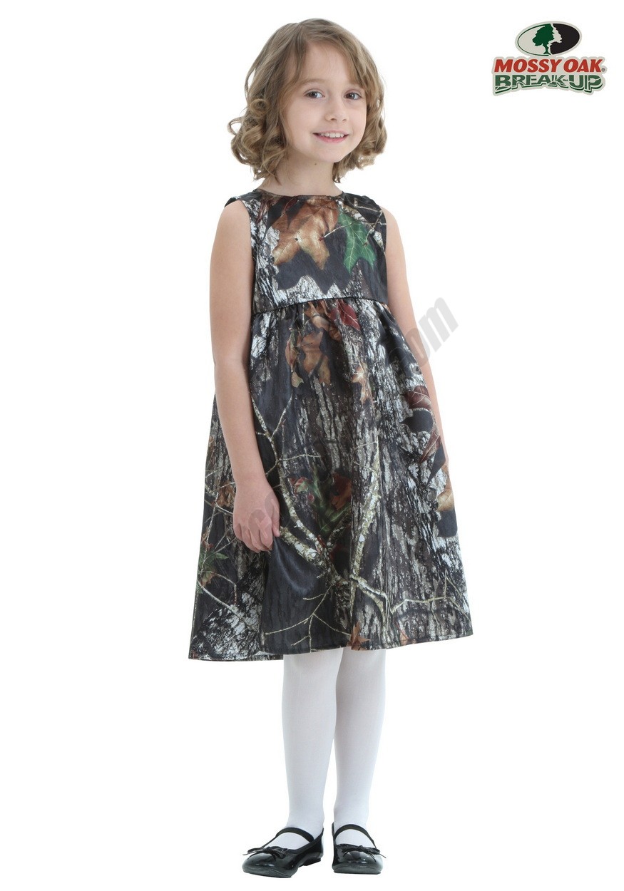 Toddler Mossy Oak Camo Flower Girl Dress Costume Promotions - -0