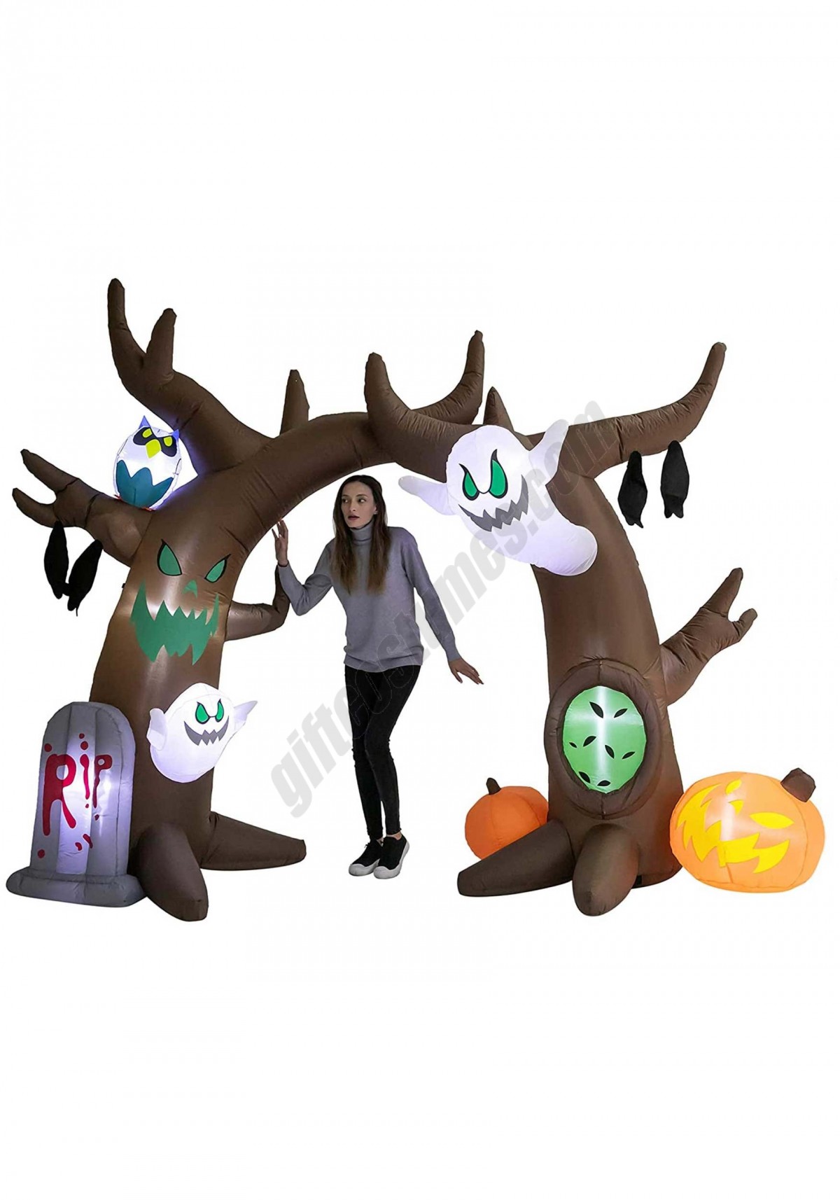 Inflatable 8 FT Scary Tree Archway Promotions - -0