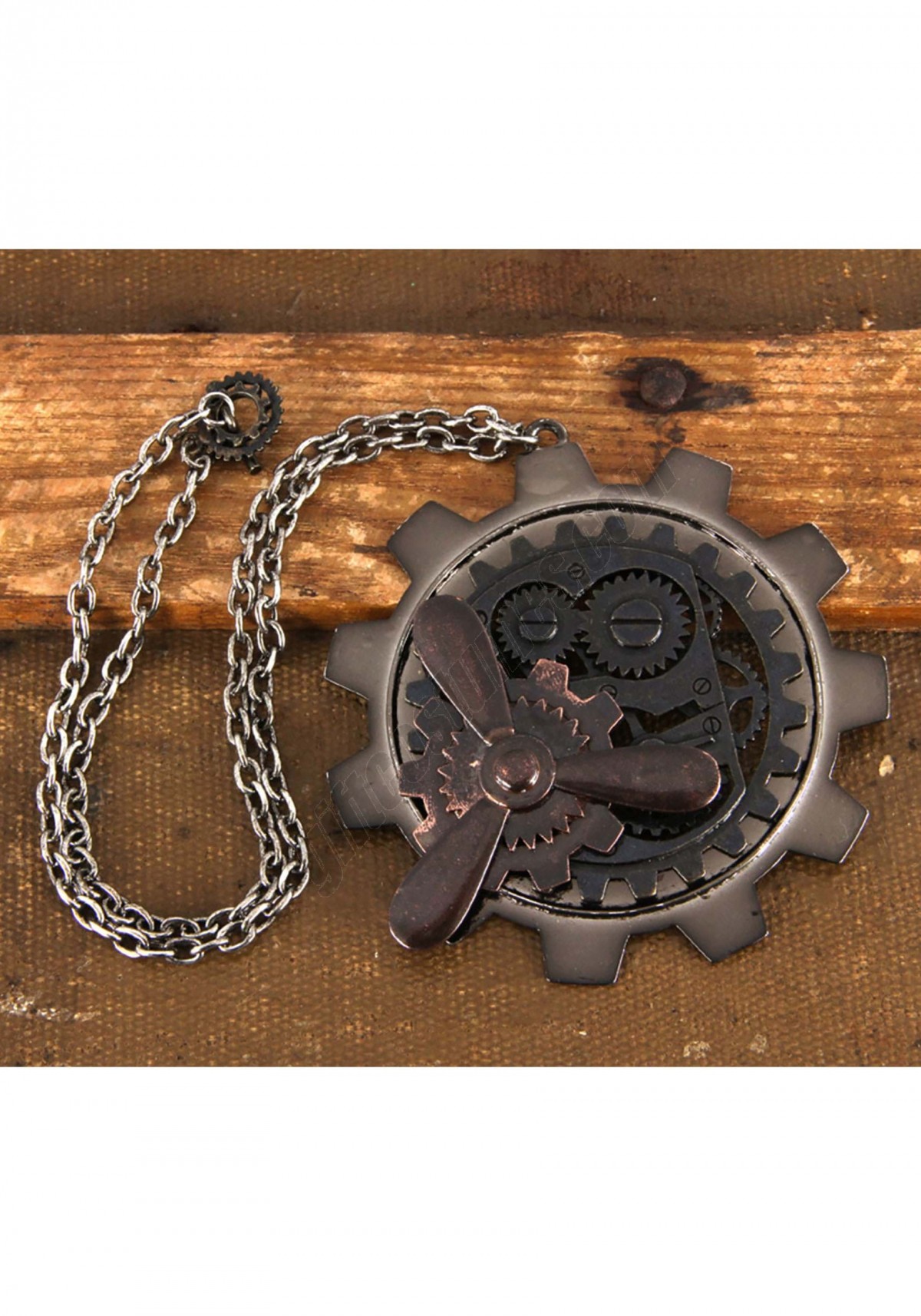 Large Gear Propeller Necklace Promotions - -1