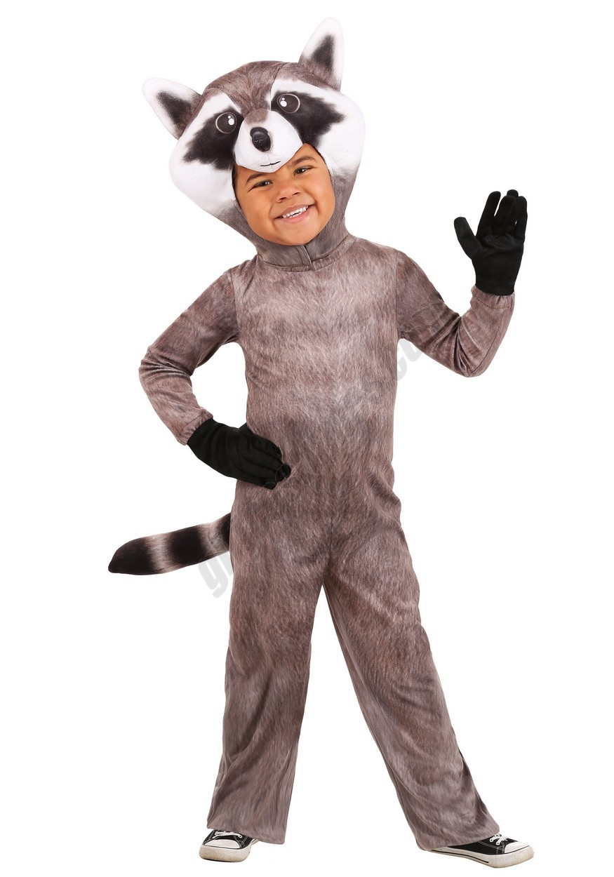 Toddler Realistic Raccoon Costume Promotions - -0