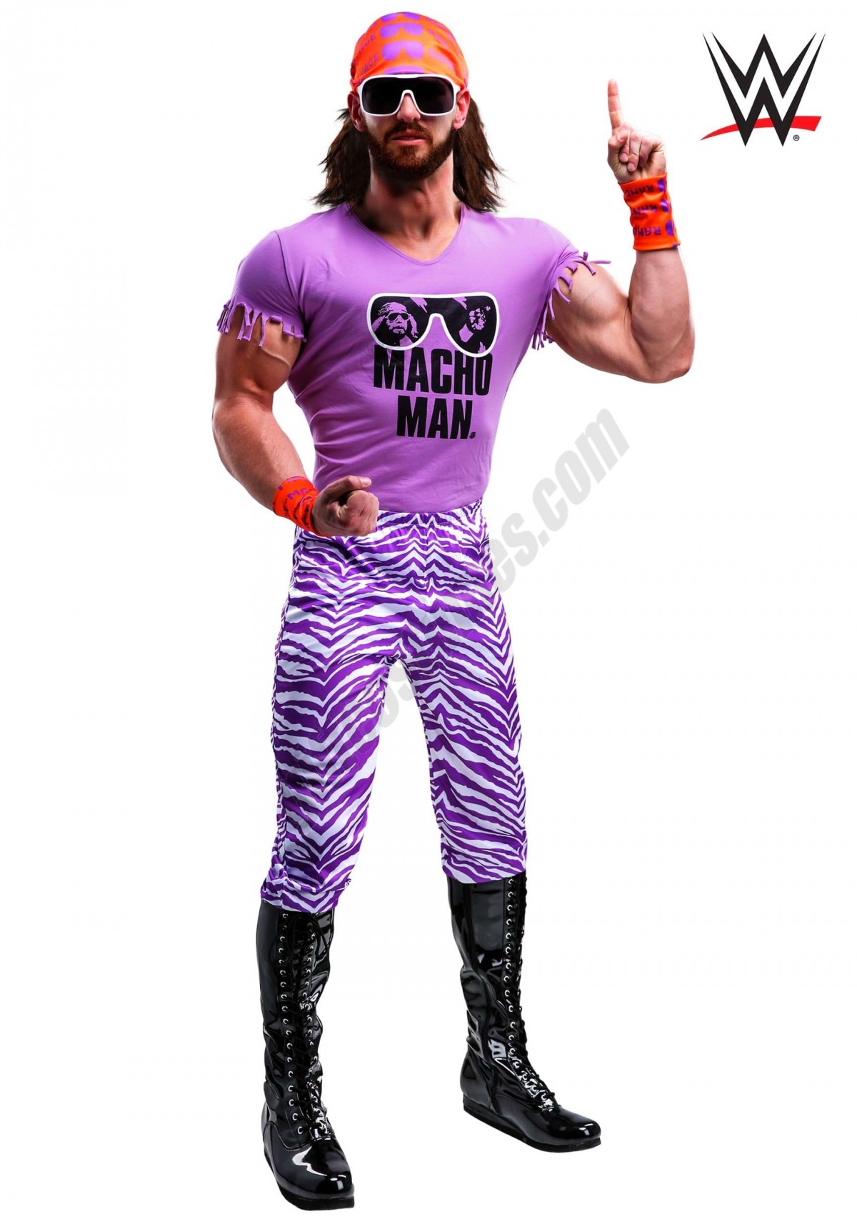Macho Man Madness WWE Adult Costume - Men's - -0