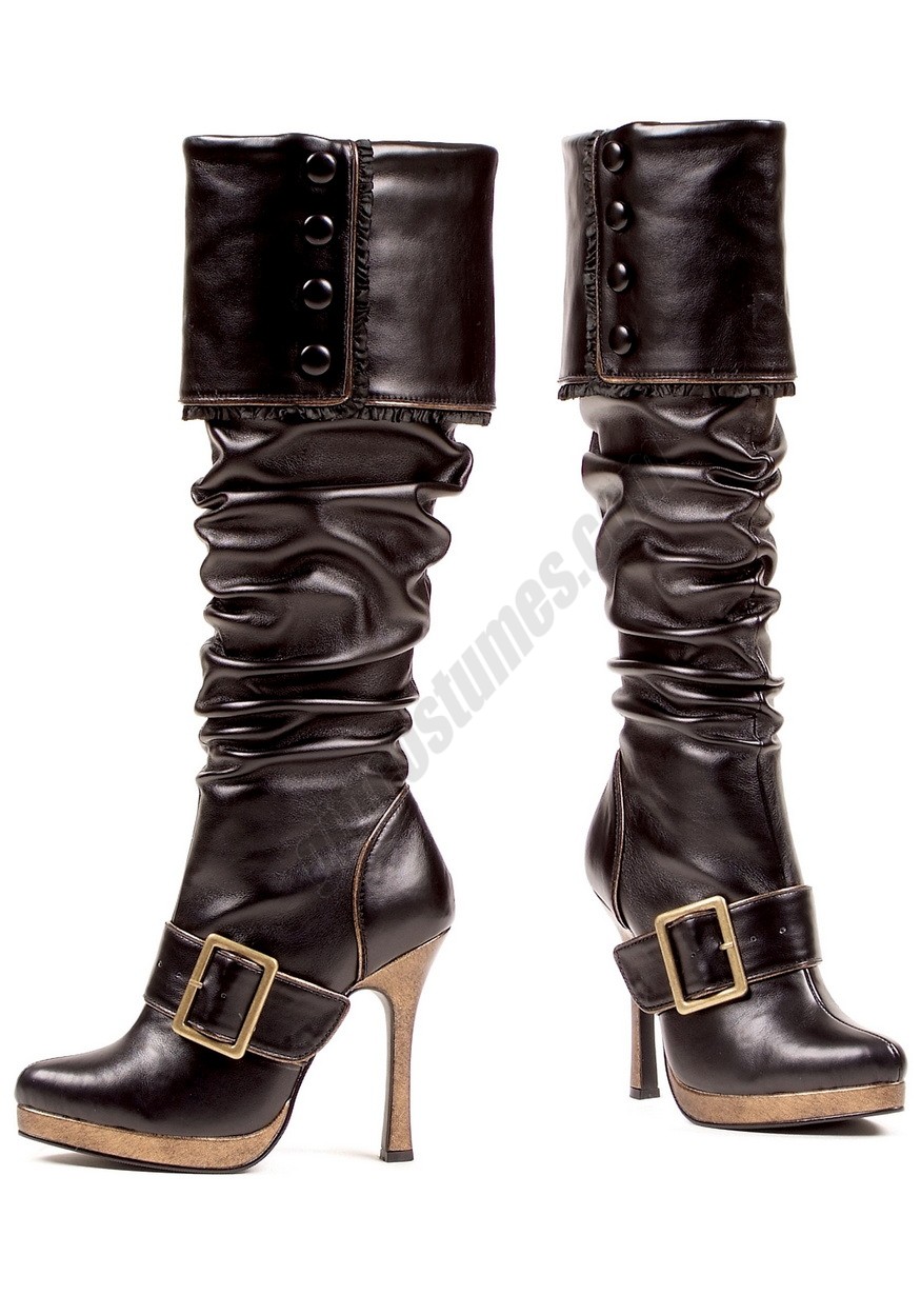 Sexy Buckle Pirate Boots Promotions - -0