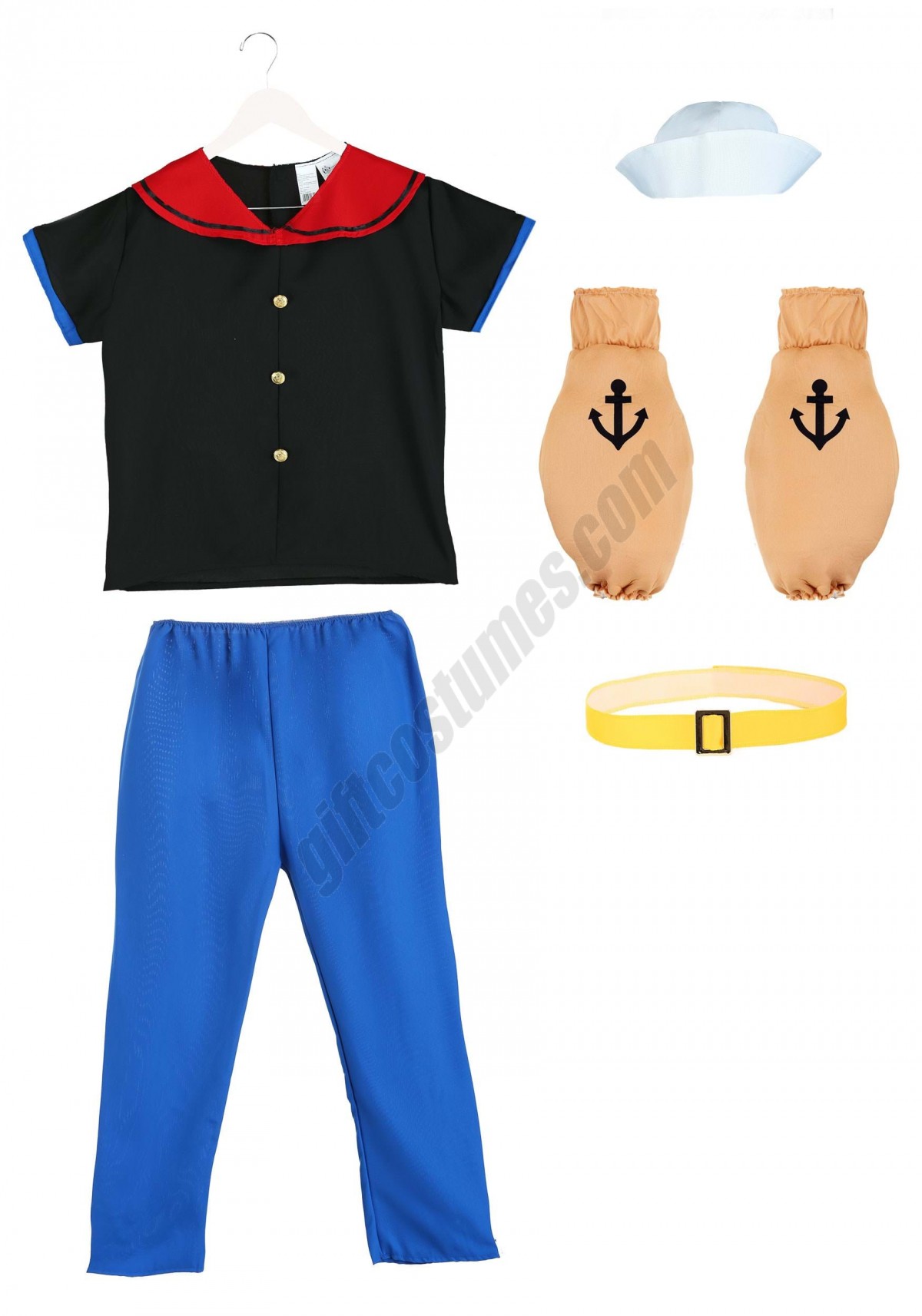 Adult Popeye Costume - Men's - -5