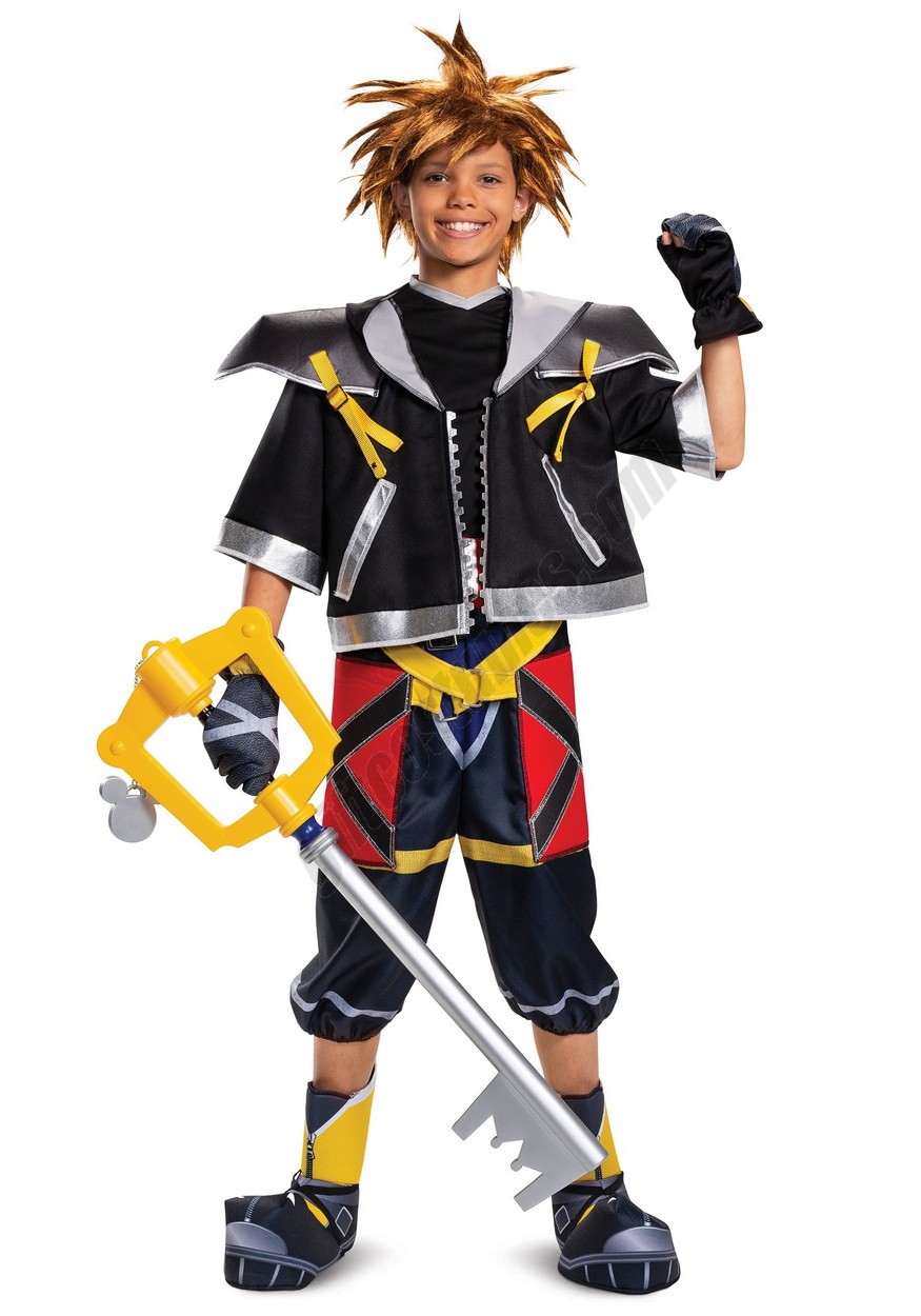 Kingdom Hearts Sora Deluxe Teen Costume Promotions - -0