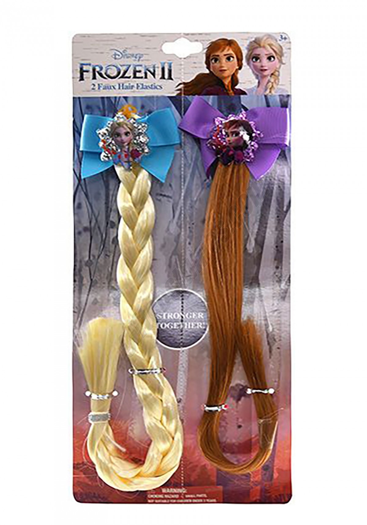 Frozen 2 2pk Anna & Elsa Faux Hair Promotions - -0