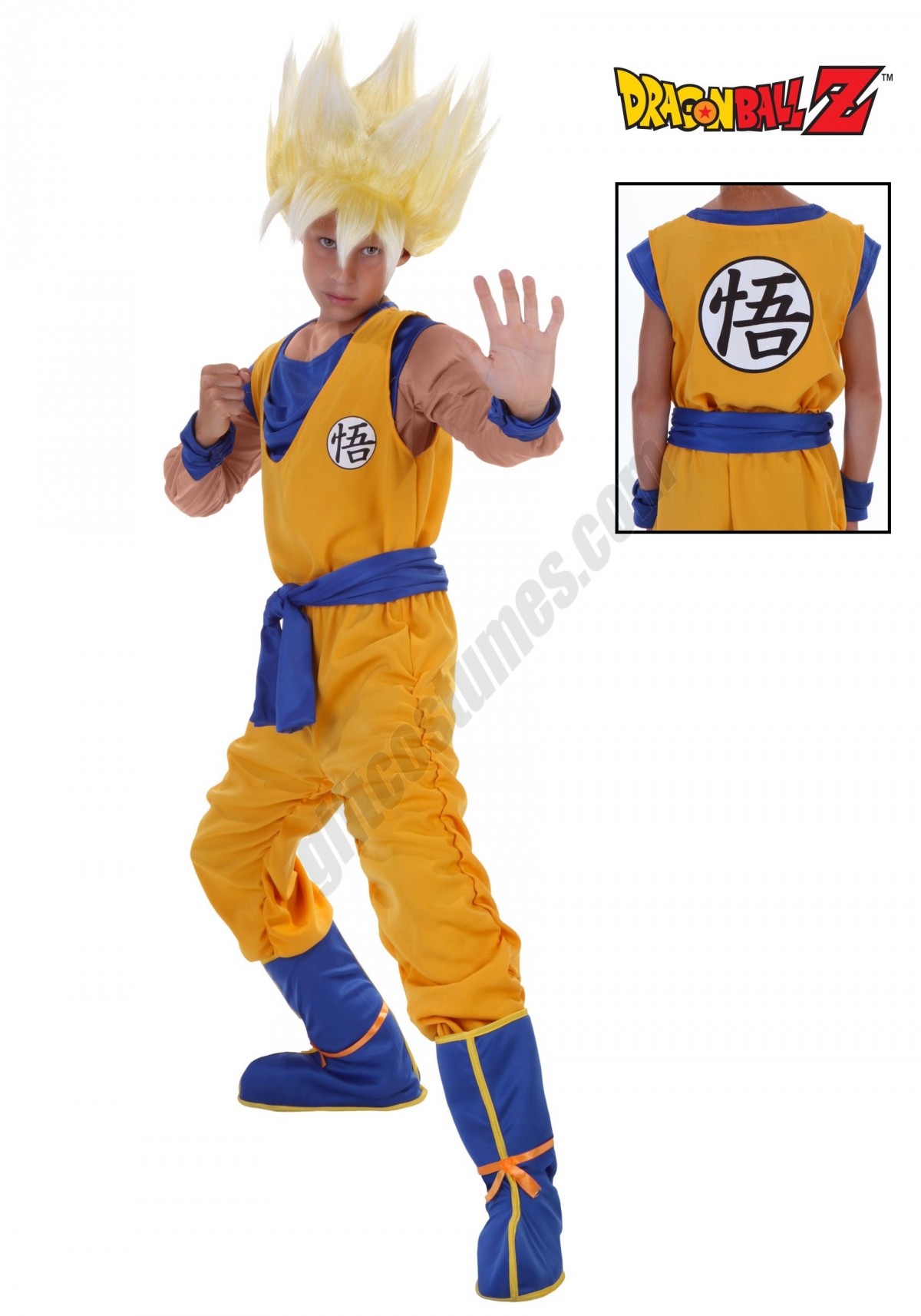 Child Super Saiyan Goku Costume Promotions - -0