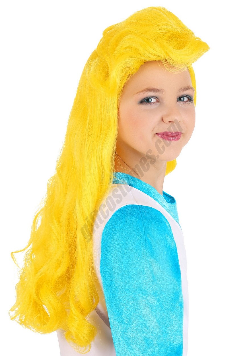 The Smurfs Girl's Smurfette Wig Promotions - -3