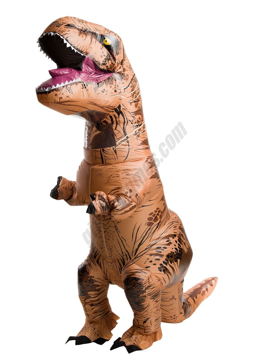 Teen Inflatable T-Rex Jurassic World Costume Promotions - -0