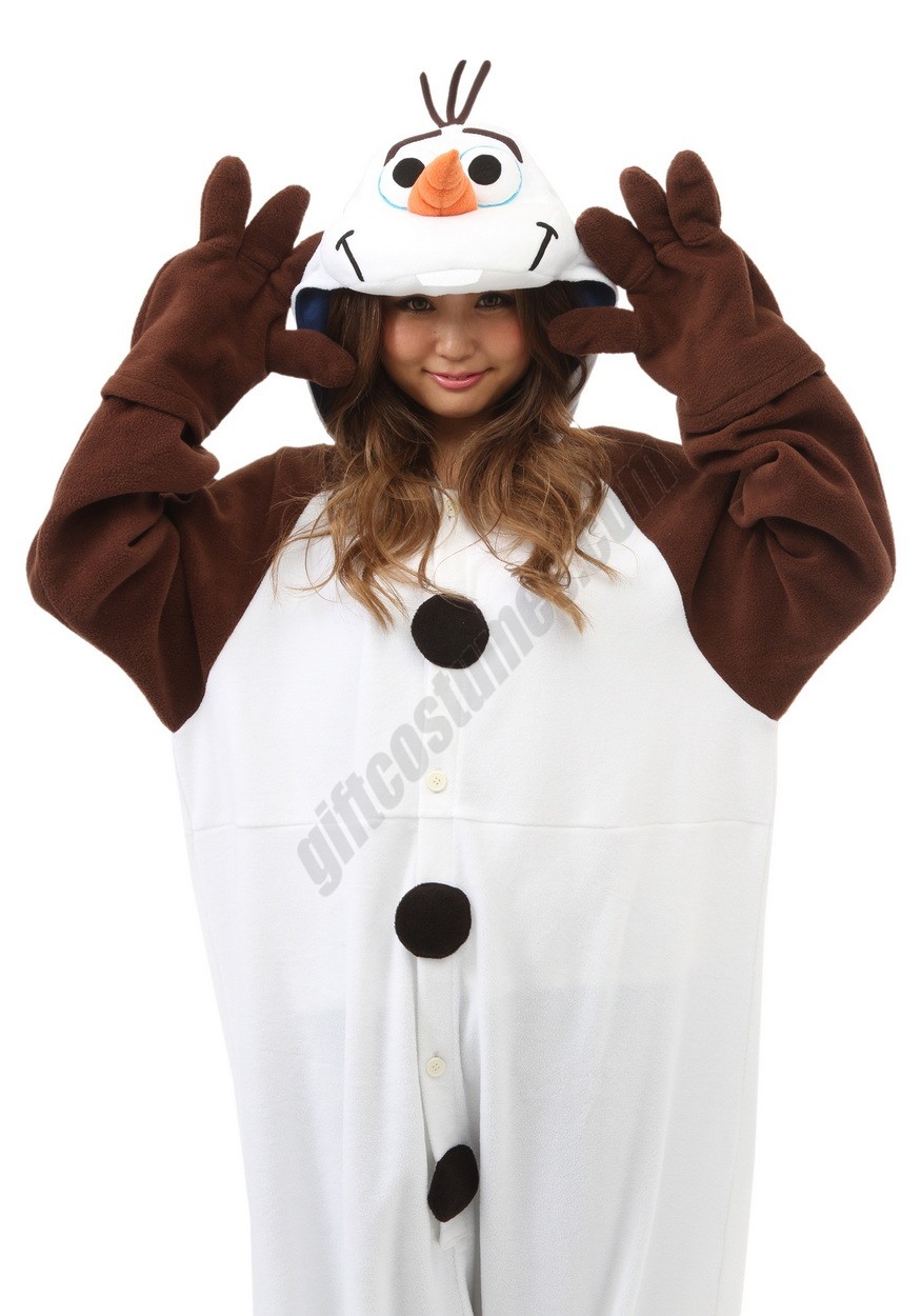 Adult Olaf Pajama Costume Promotions - -2