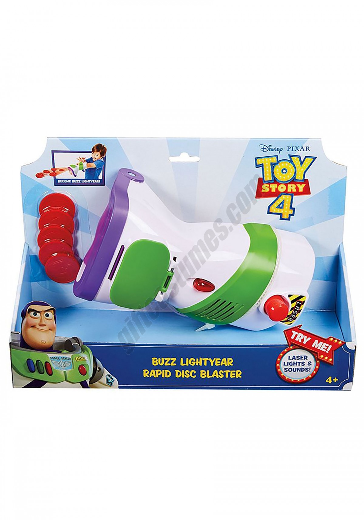 Toy Story 4 Buzz Lightyear Disc Blaster Promotions - -0