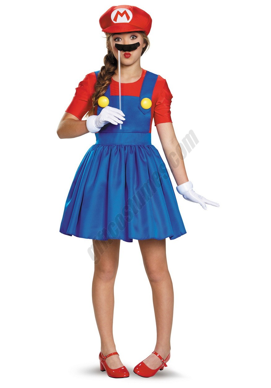 Tweens Mario Skirt Costume Promotions - -1
