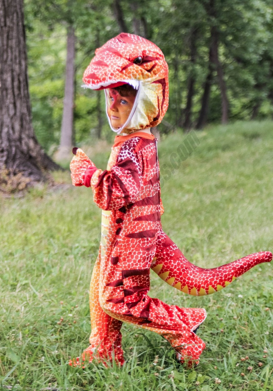 Child Rust T-Rex Costume Promotions - -1