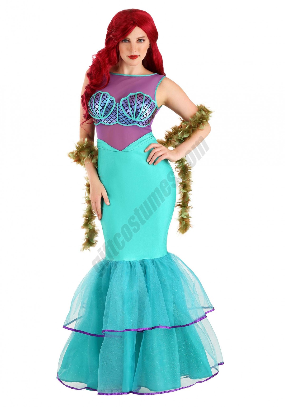 Shell-a-brate Mermaid Women's Costume - -0