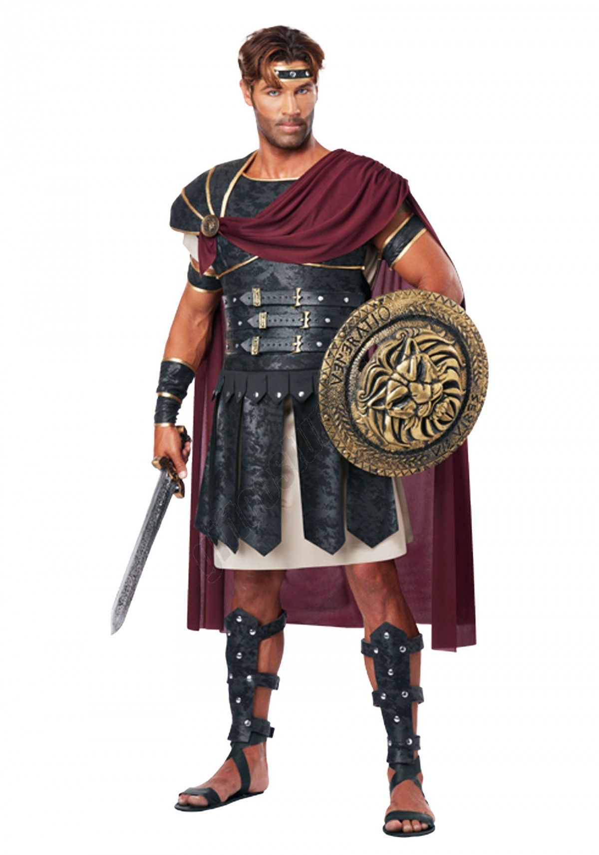 Roman Gladiator Costume - Men's - -0