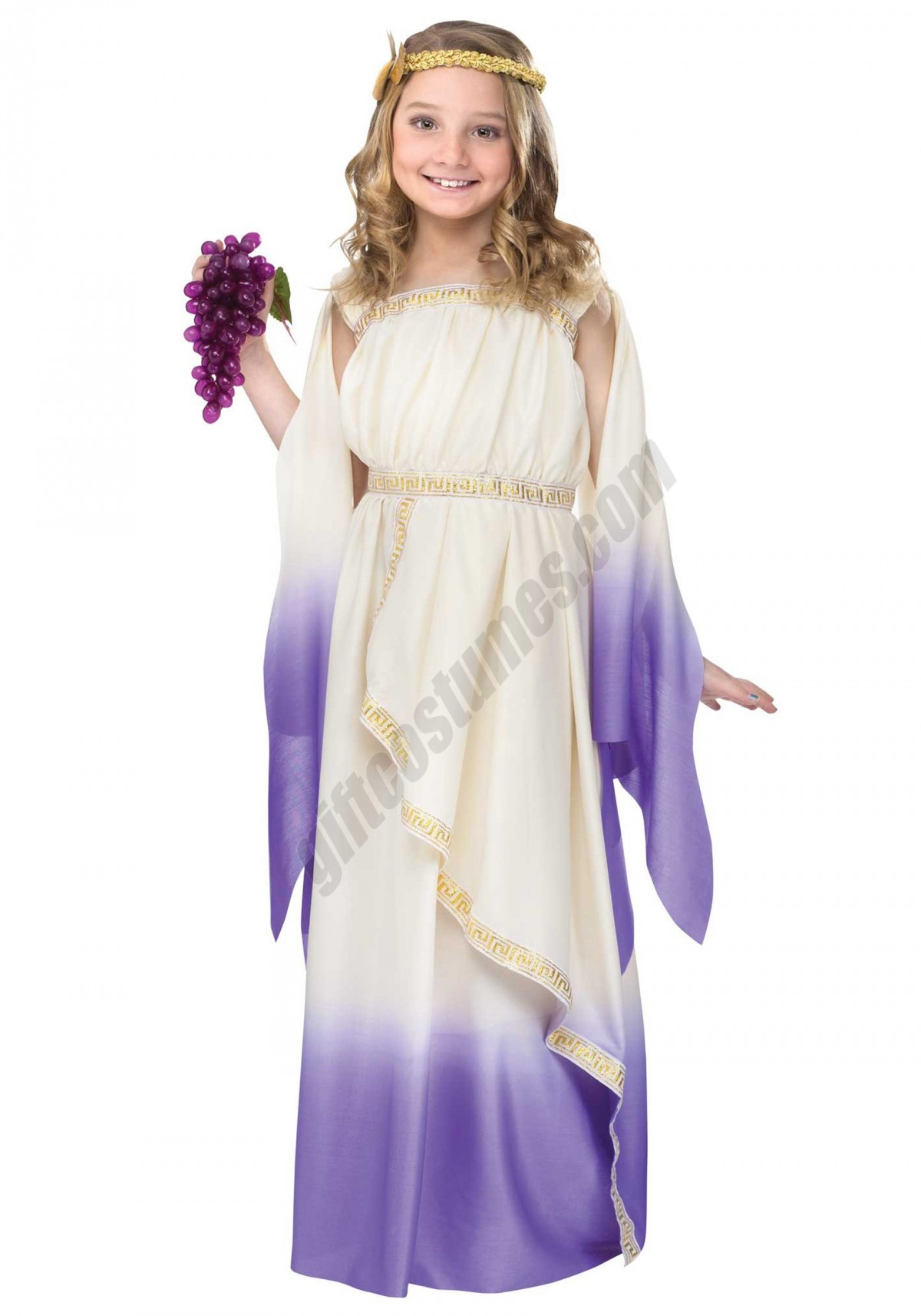 Girls Purple Goddess Costume Promotions - -0