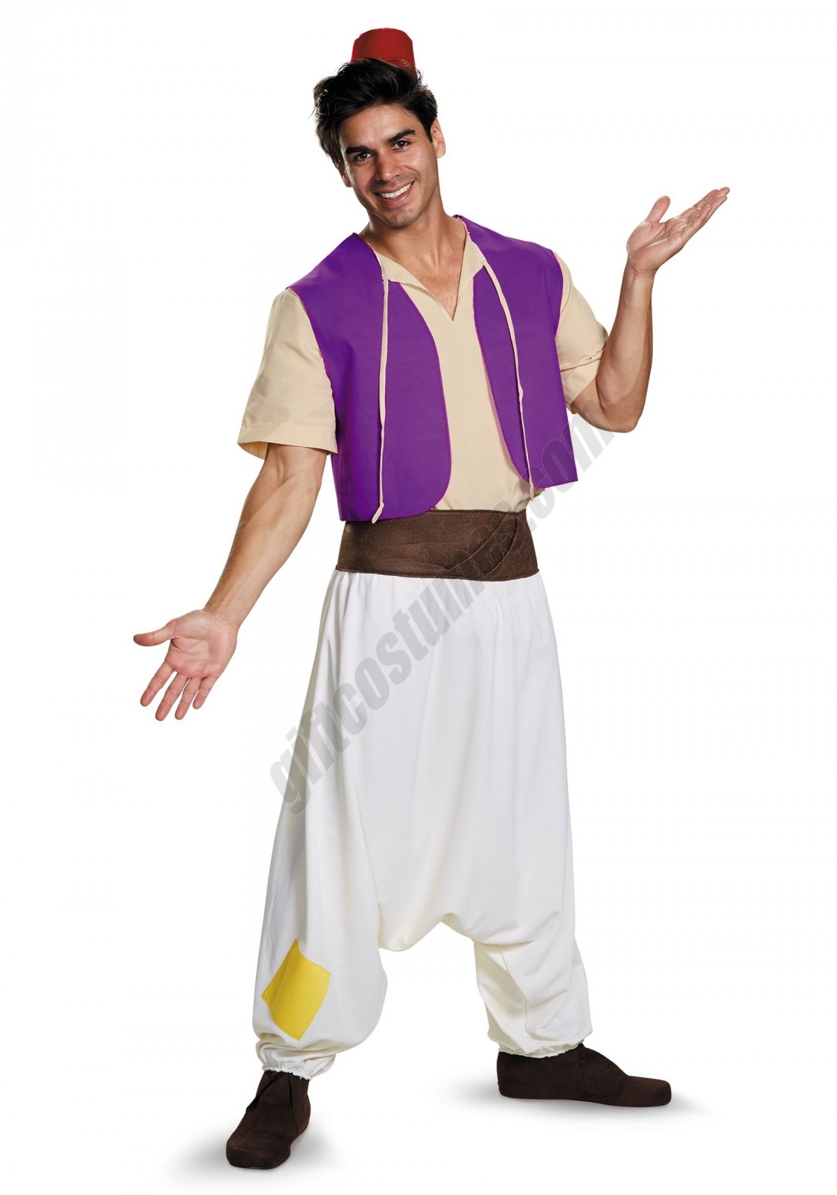 Men's Aladdin Street Rat Costume - -0