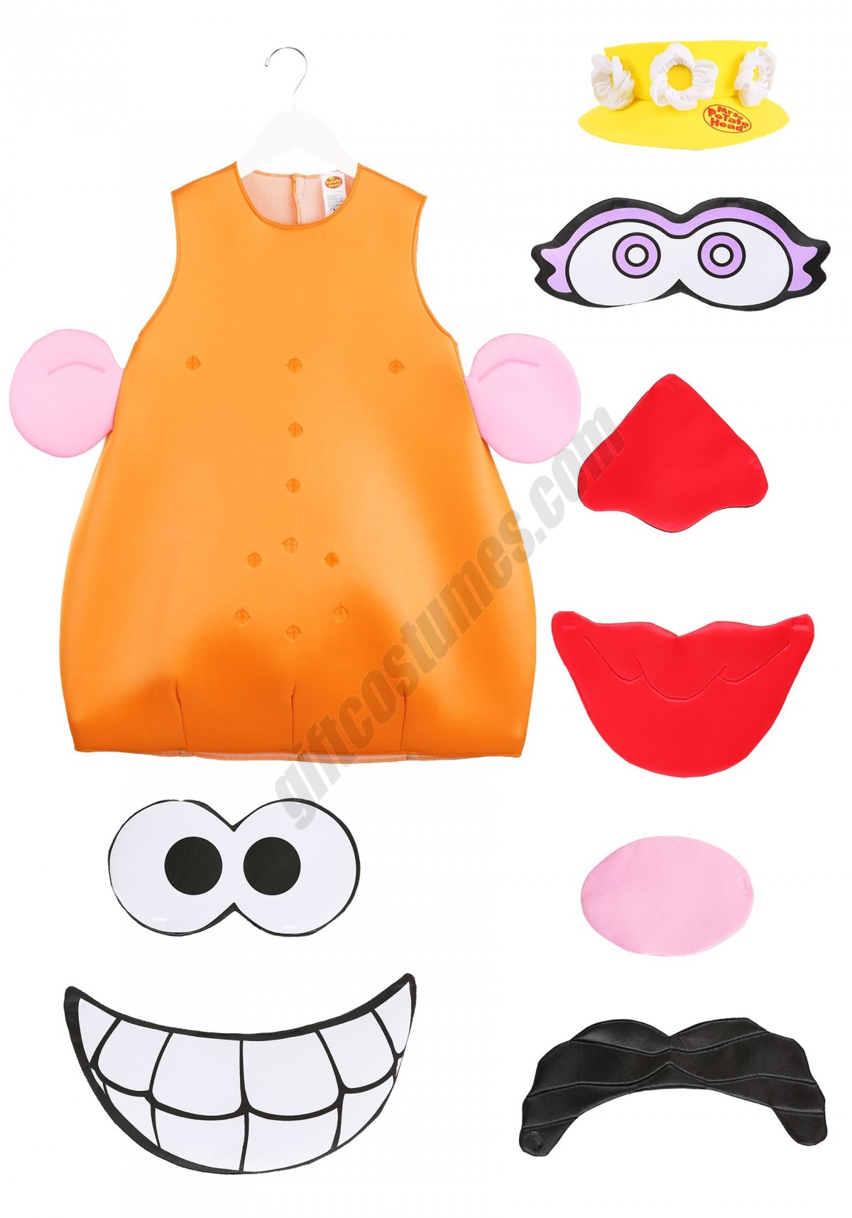 Adult Plus Size Costume Mr / Mrs Potato Head  - Men's - -8