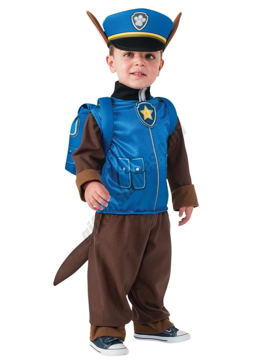 Paw Patrol: Chase Kid Costume Promotions - -0