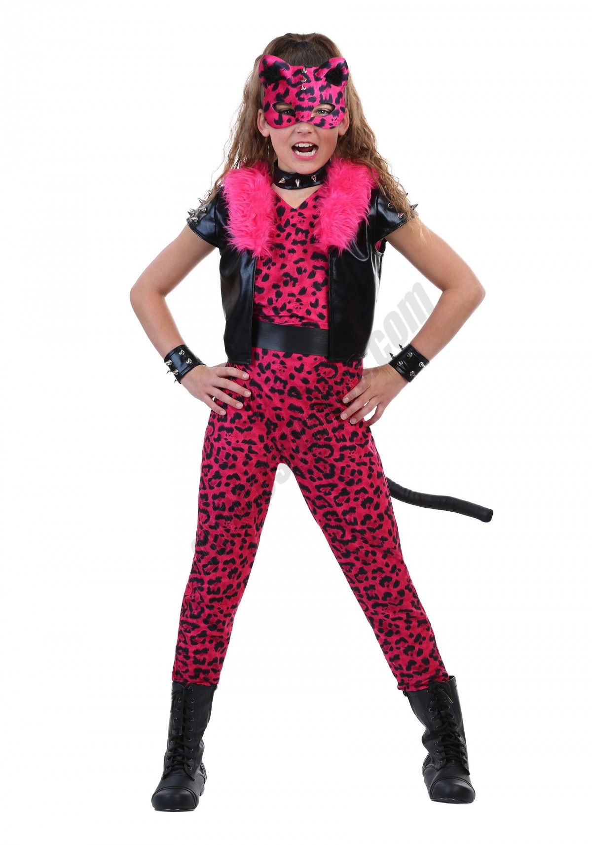 Tween Pink Party Leopard Costume Promotions - -0