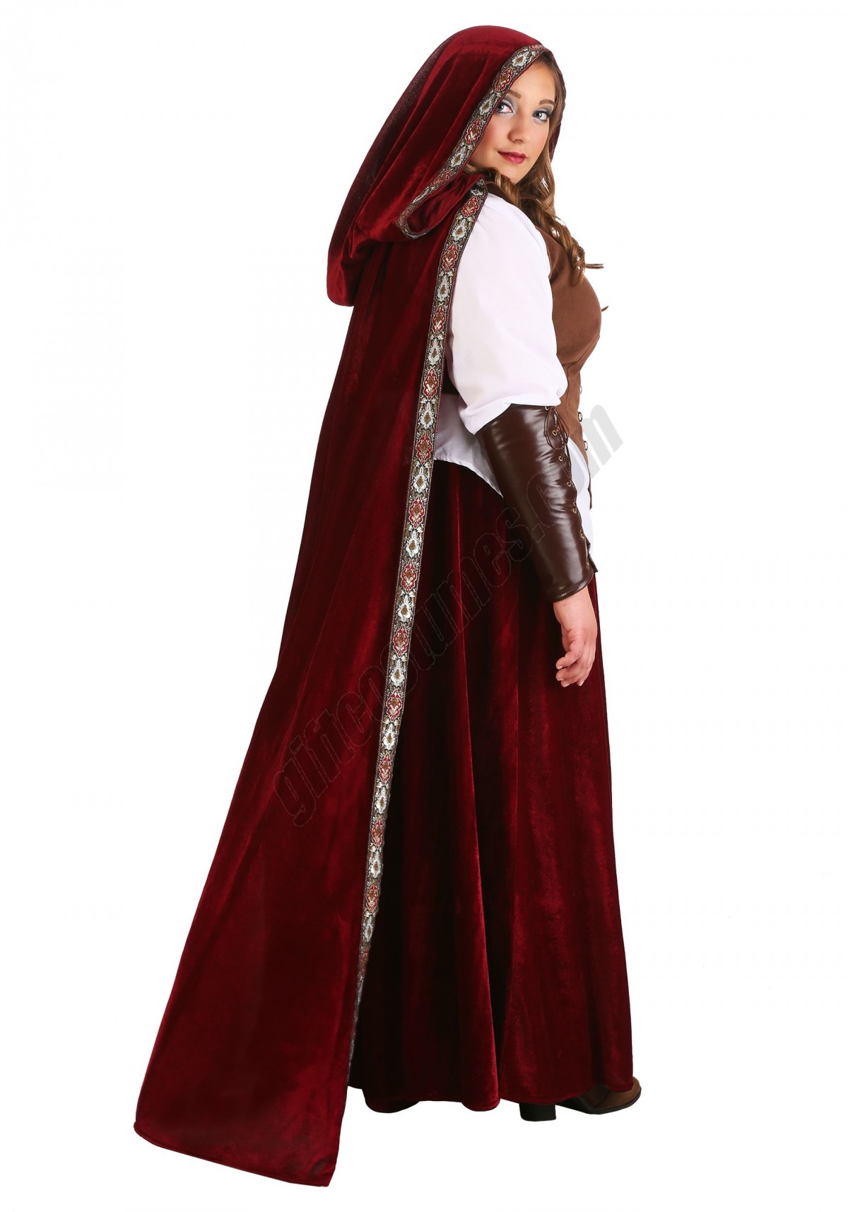Deluxe Red Riding Hood Plus Size Costume Promotions - -3