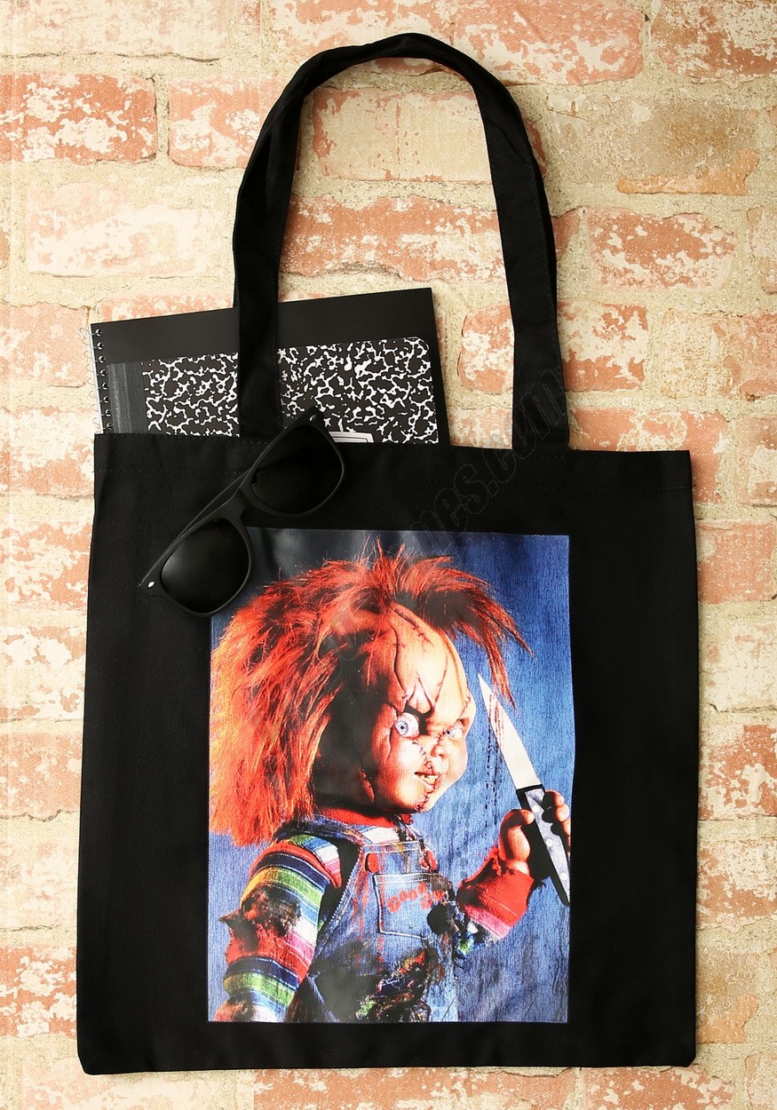 Chucky Image Capture Canvas Tote Bag Promotions - -0