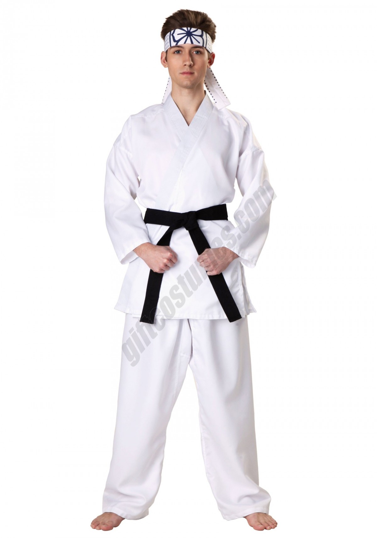Karate Kid Men's Plus Size Daniel San Costume Promotions - -1