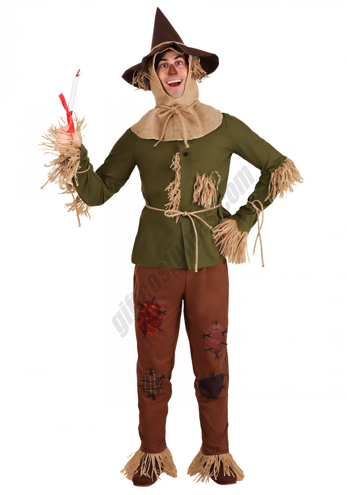 Wizard of Oz Adult Scarecrow Costume - Men's - -0