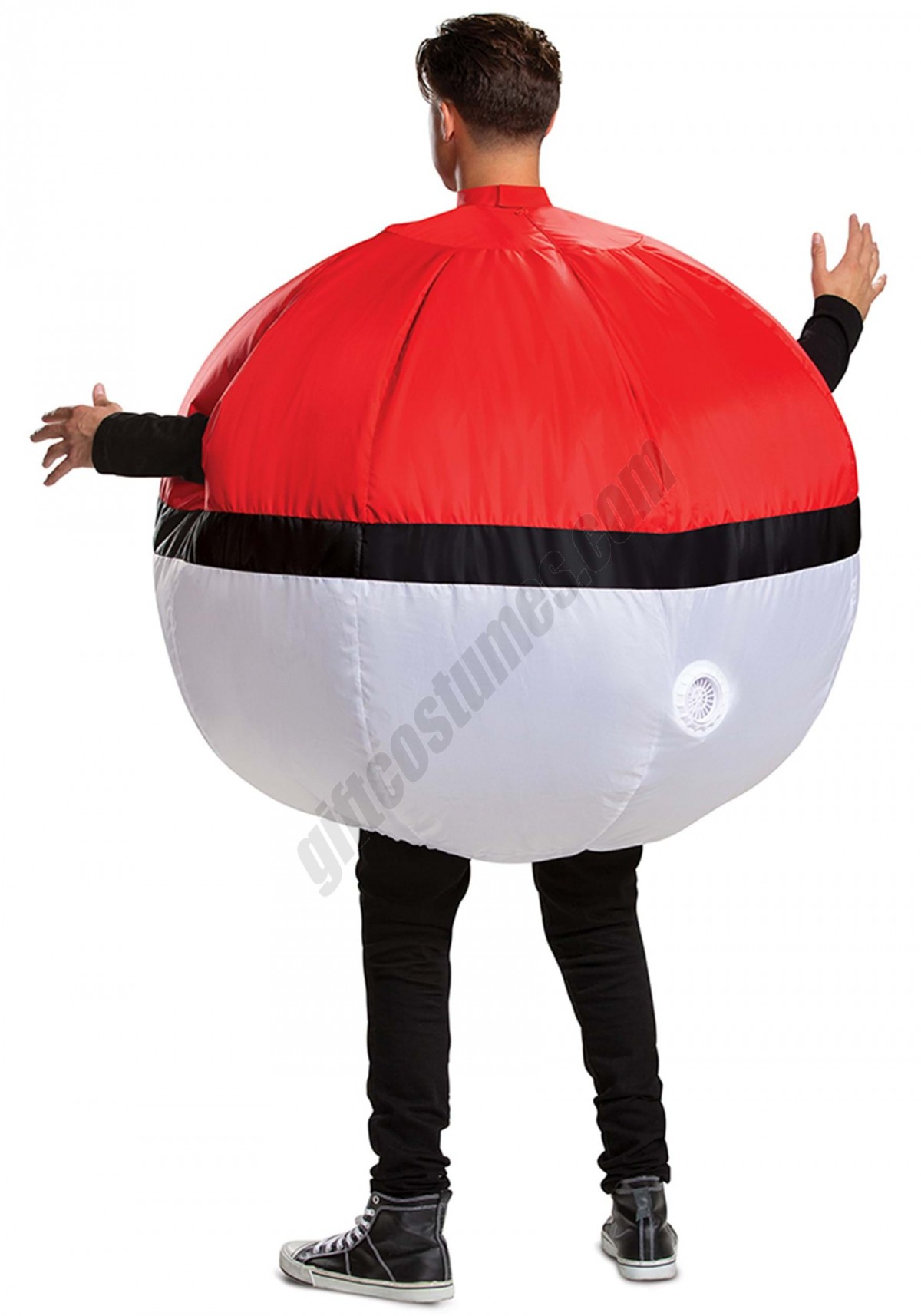 Inflatable Poke Ball Adult Costume - Men's - -3