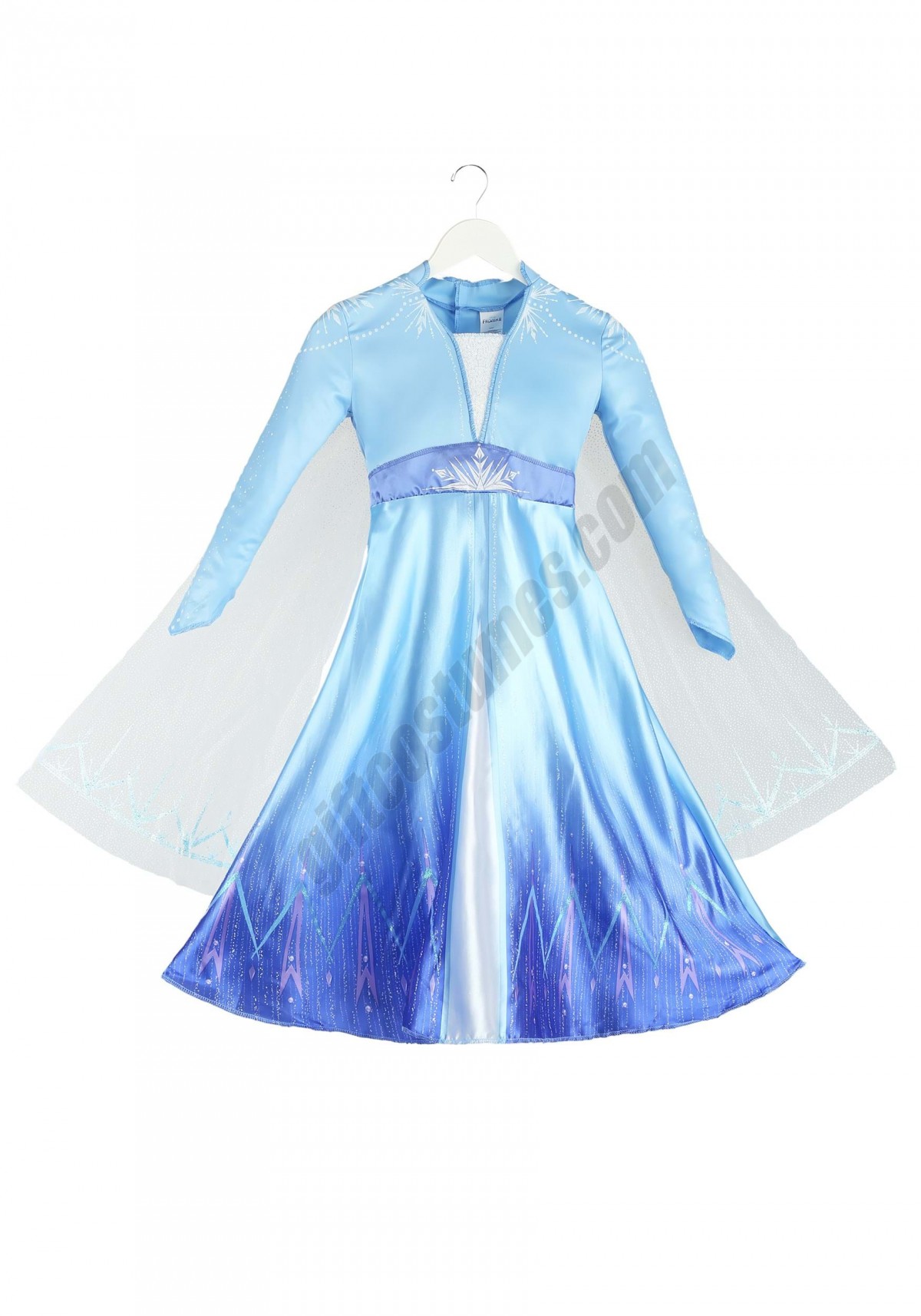 Deluxe Disney Frozen 2 Girls Elsa Costume Promotions - -2