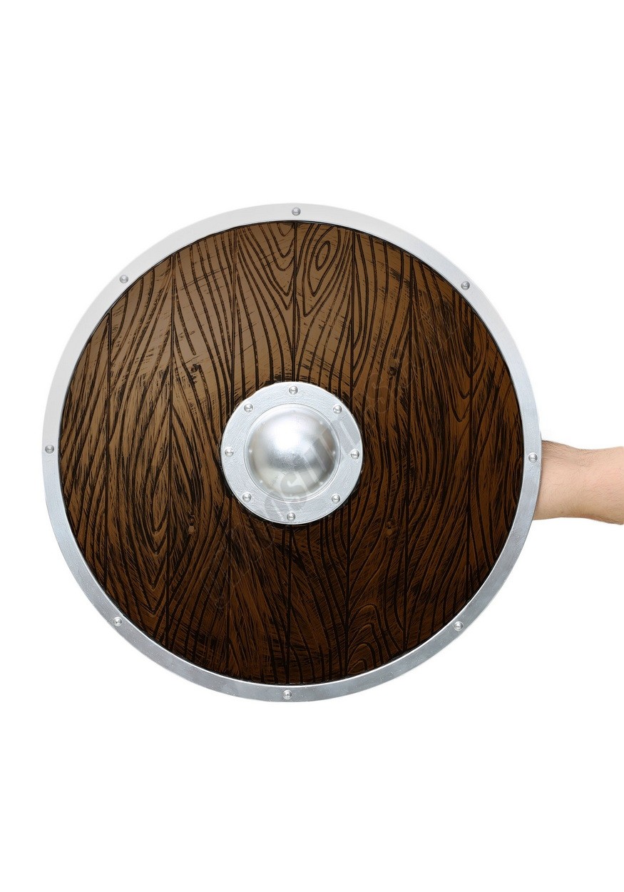 Wood-Look Viking Shield  Promotions - -1