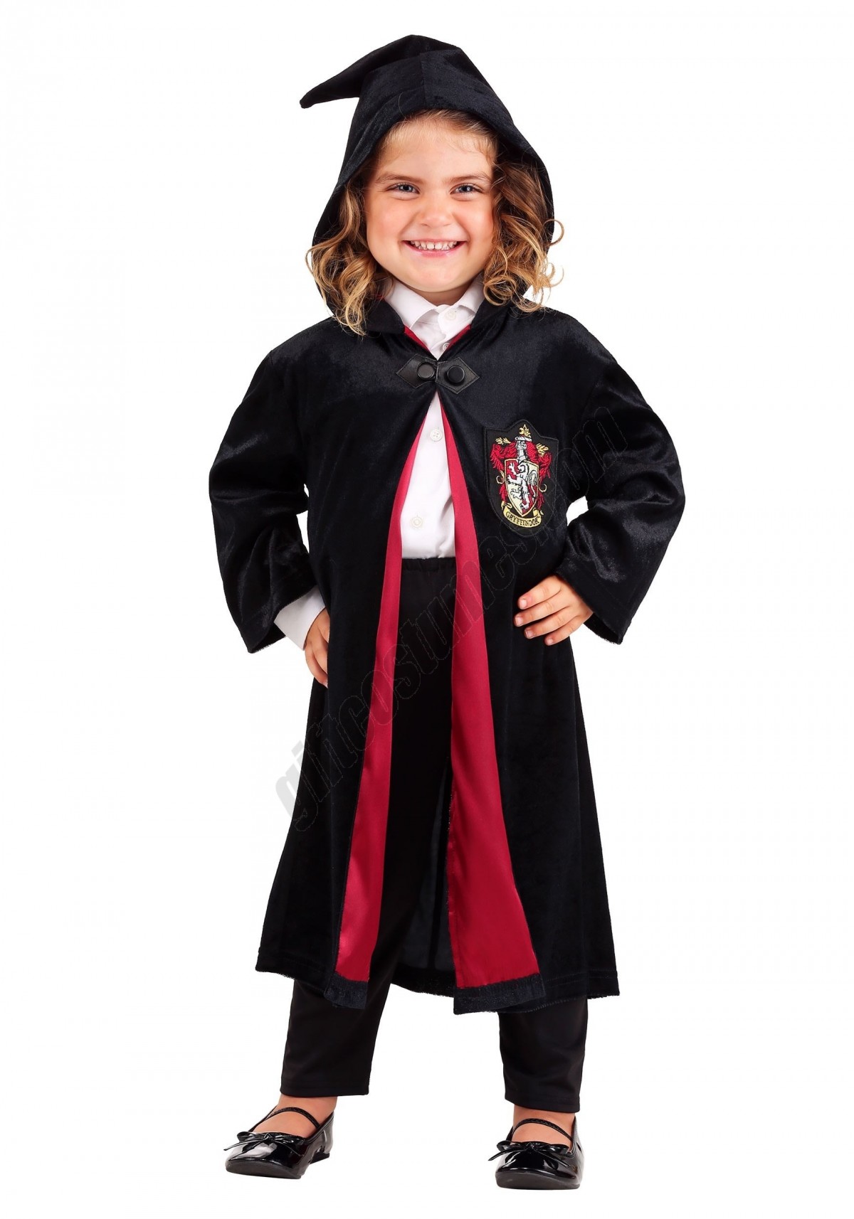 Harry Potter Toddler's Deluxe Gryffindor Robe Costume Promotions - -3