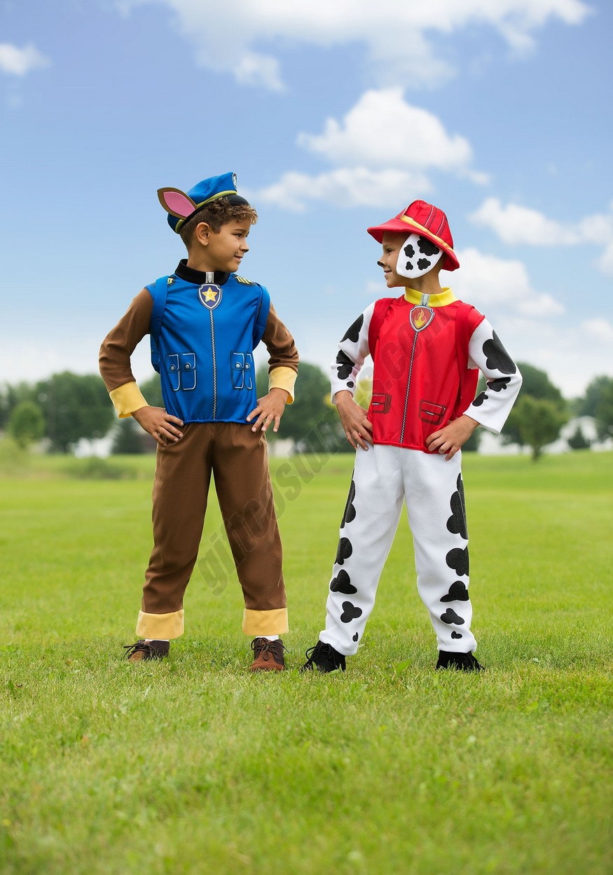 Paw Patrol: Chase Kid Costume Promotions - -2