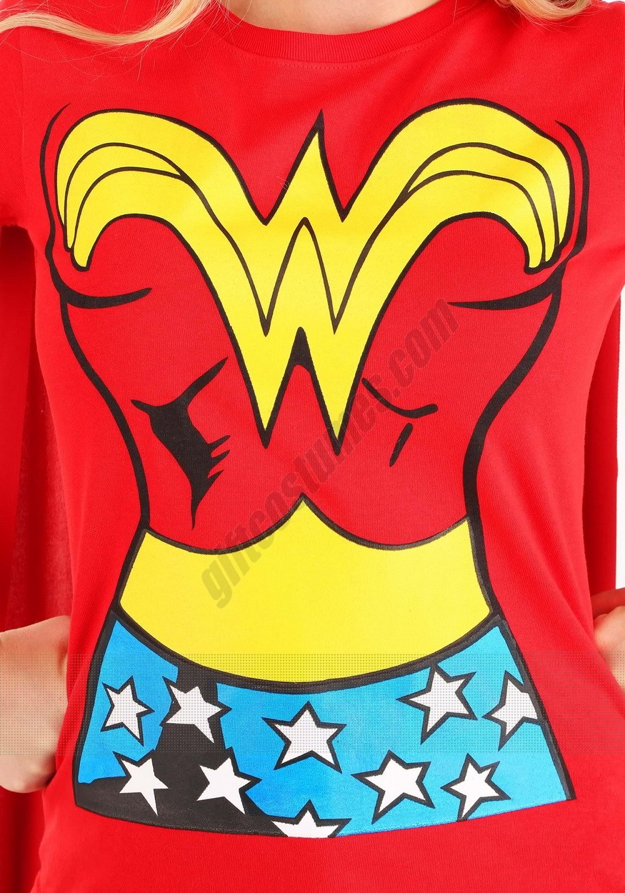 Wonder Woman T-Shirt Costume - Women's - -5