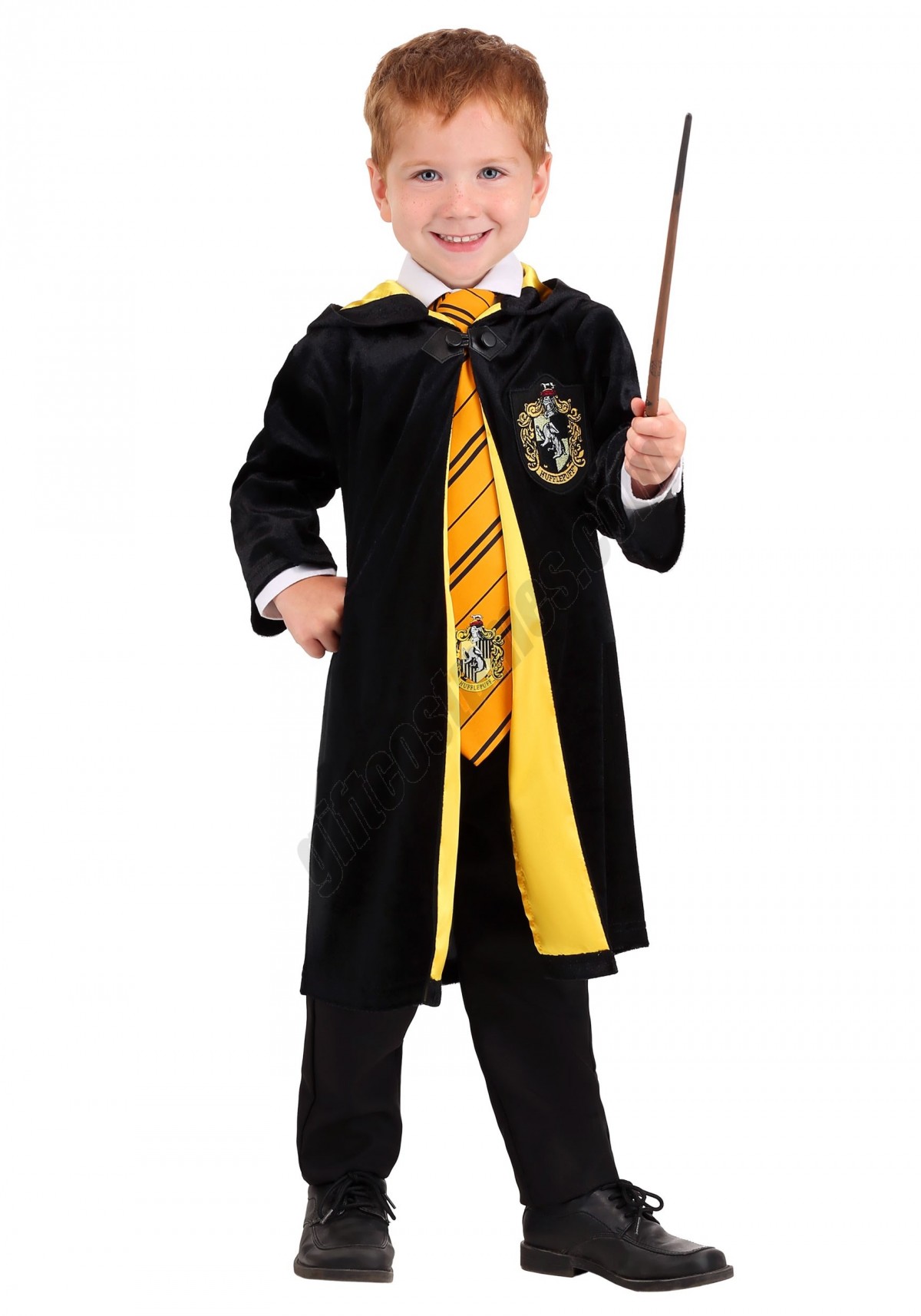 Kids Harry Potter Deluxe Hufflepuff Robe Costume Promotions - -0