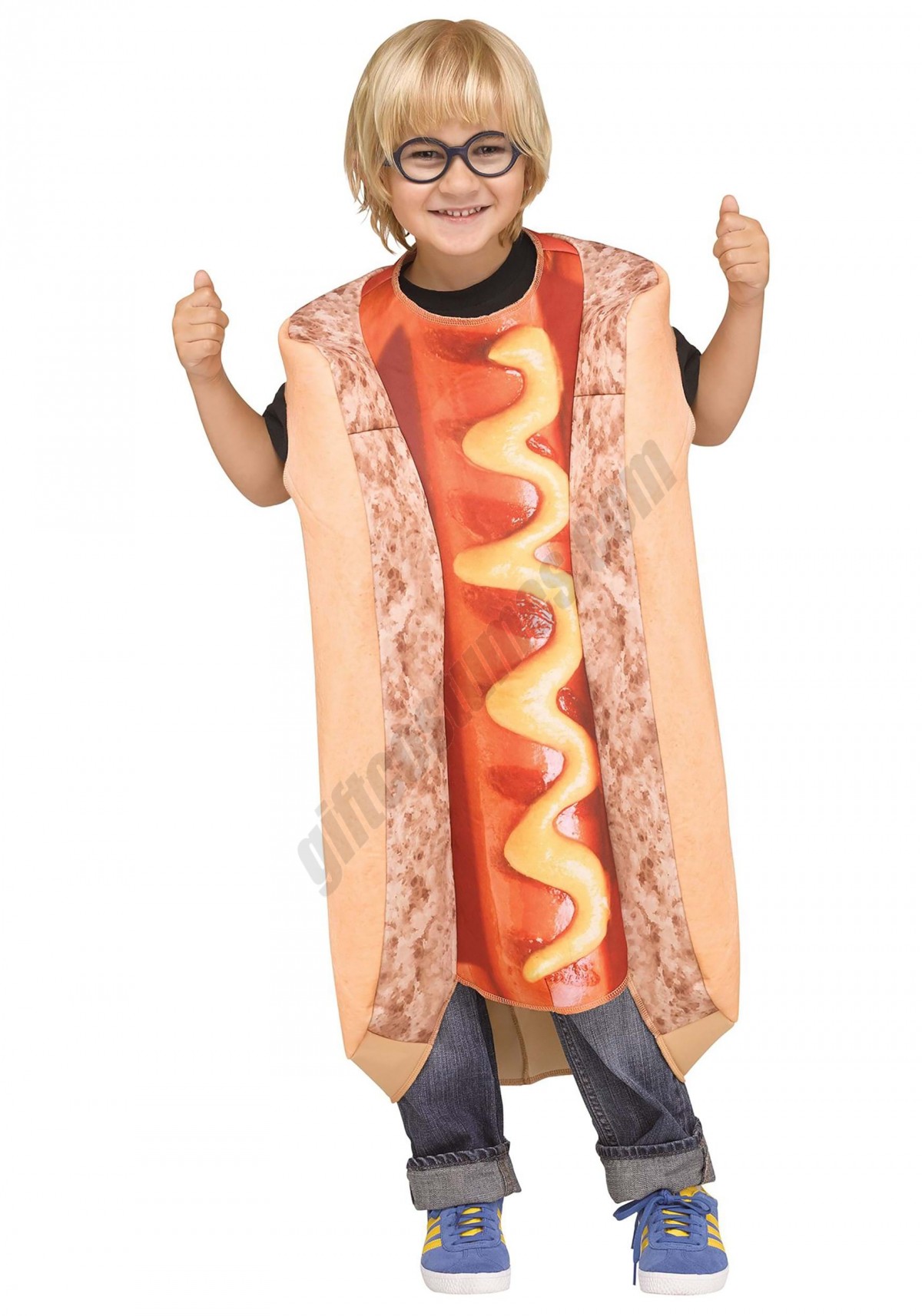 Photoreal Hot Dog Costume for Toddlers Promotions - -0