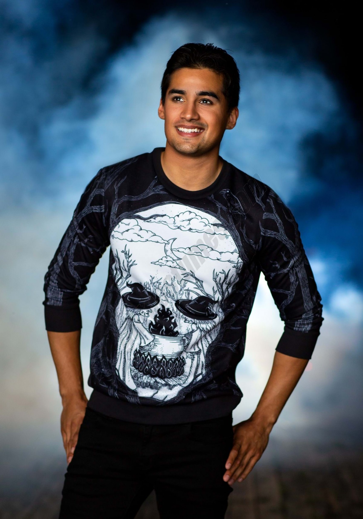 Adult Toil and Trouble Halloween Sweater Promotions - -1