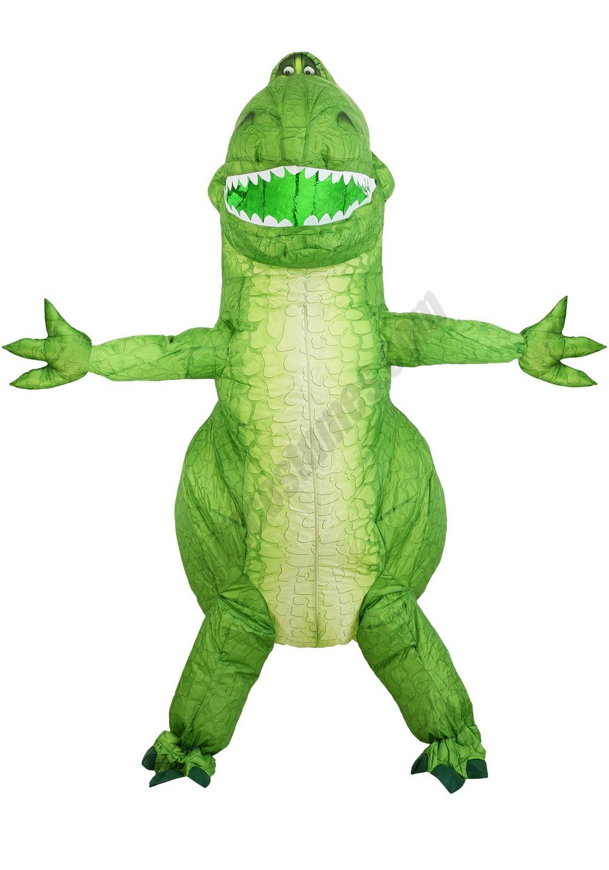 Disney Toy Story Rex Inflatable Costume for Adults - Men's - -10