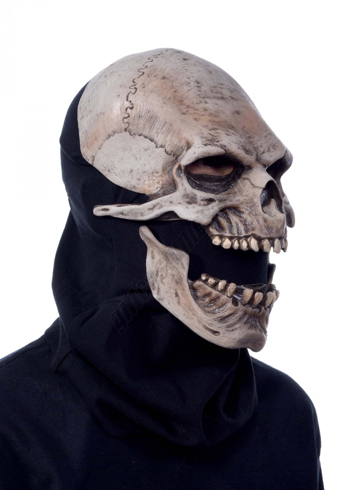Adult Moving Mouth Skull Mask Promotions - -7