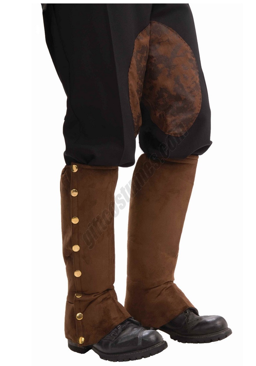 Steampunk Suede Shoe Spats Promotions - -0