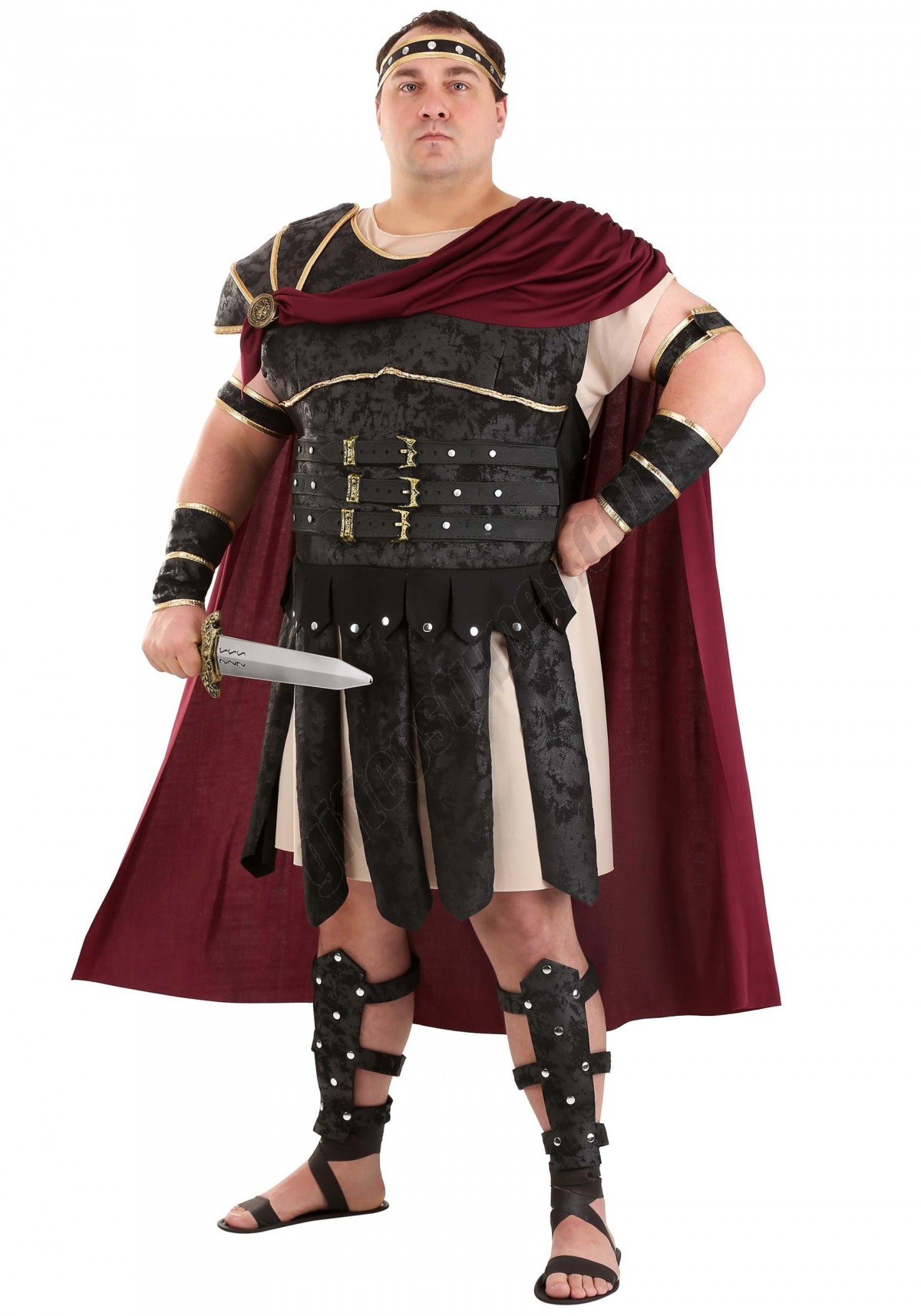 Plus Size Roman Gladiator Costume Promotions - -0