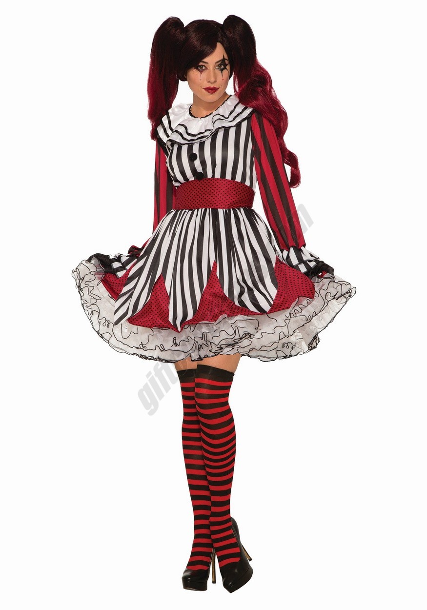 Miss Mischief the Clown Costume for Women - -0