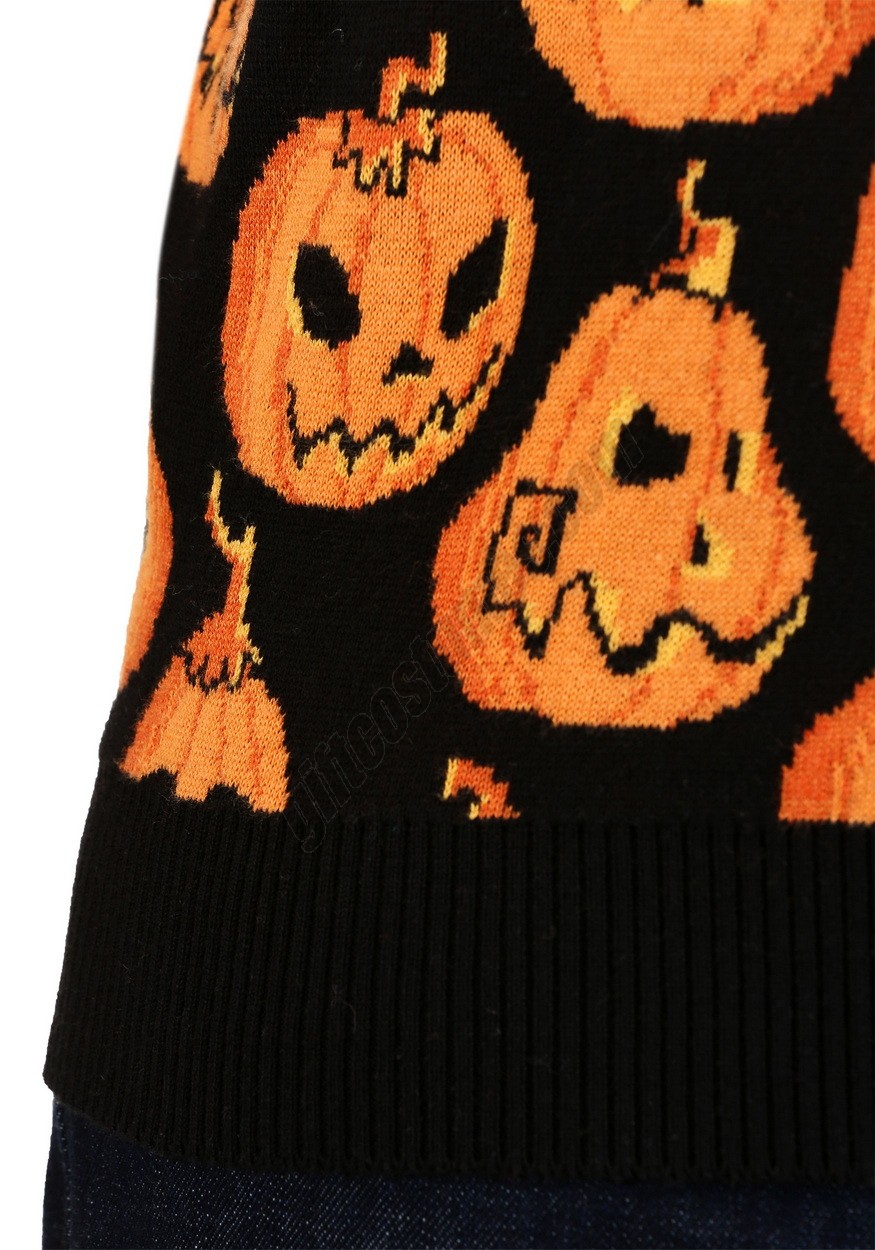 Adult Pumpkin Frenzy Halloween Sweater Promotions - -7