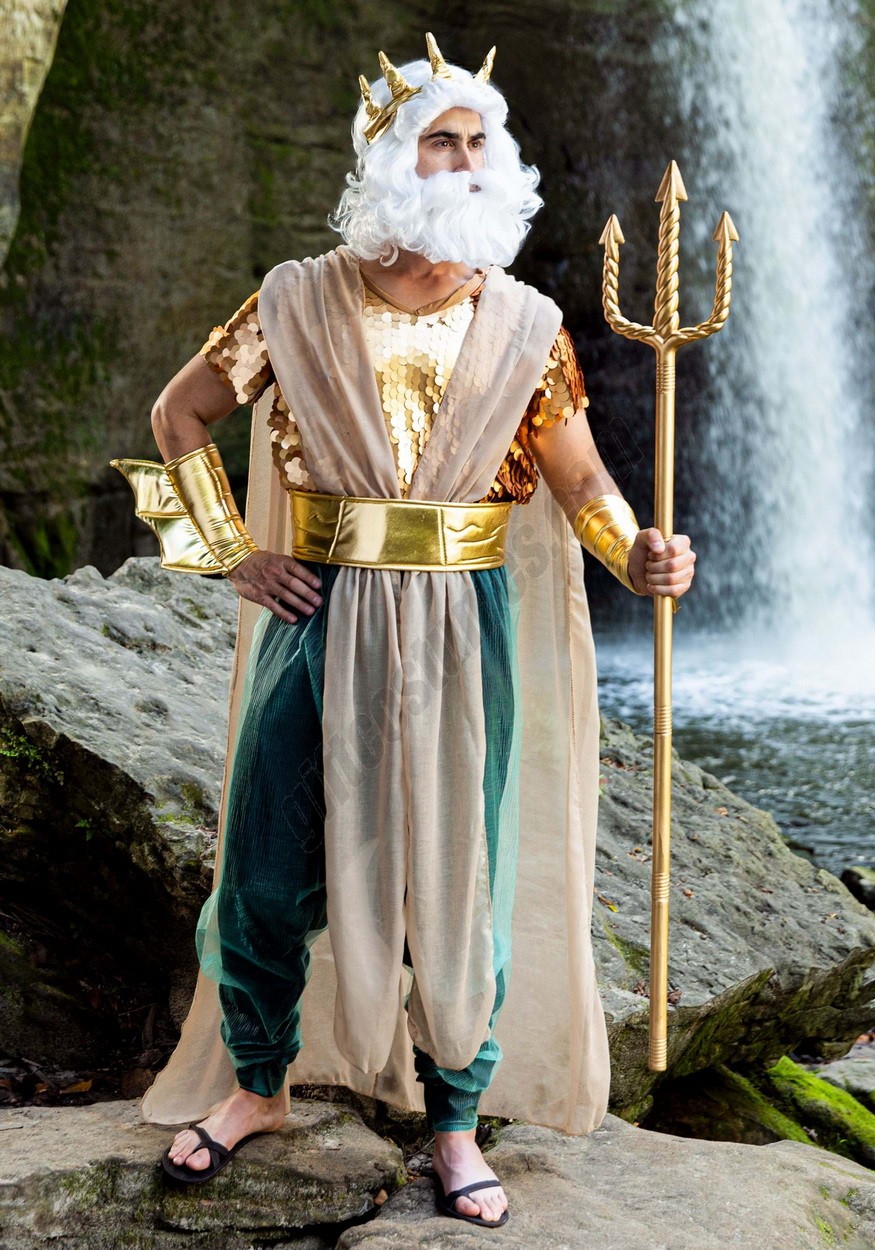 Men's Poseidon Costume - -0
