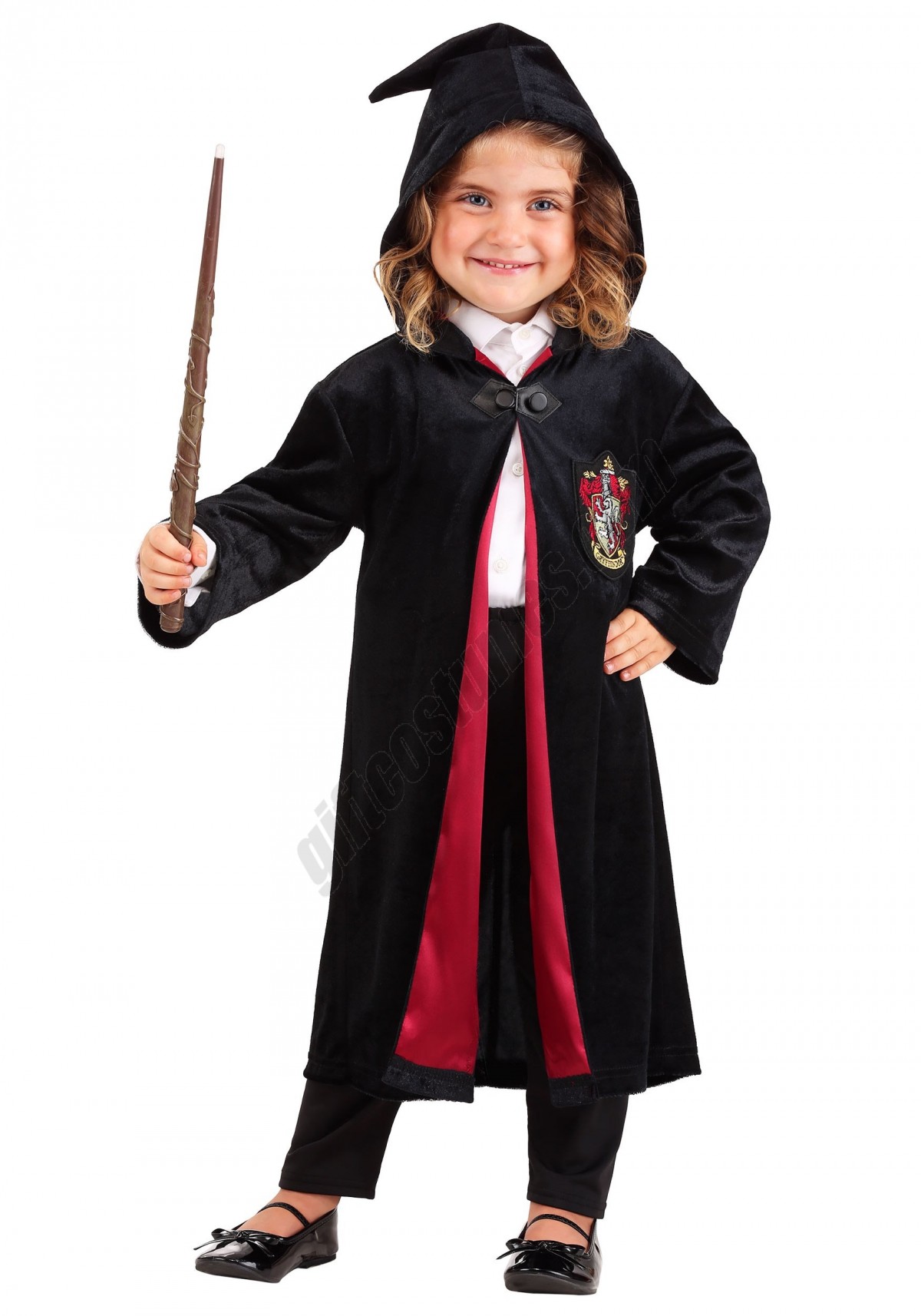 Harry Potter Toddler's Deluxe Gryffindor Robe Costume Promotions - -1